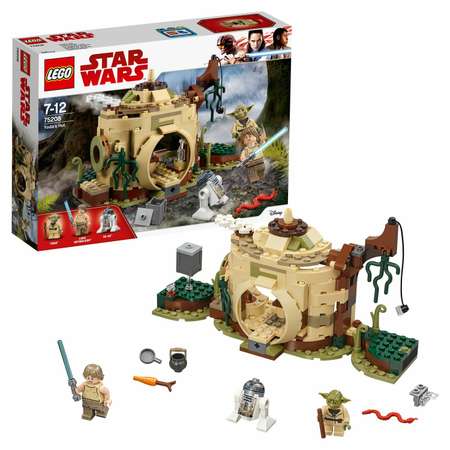 Конструктор LEGO Star Wars Хижина Йоды блочный