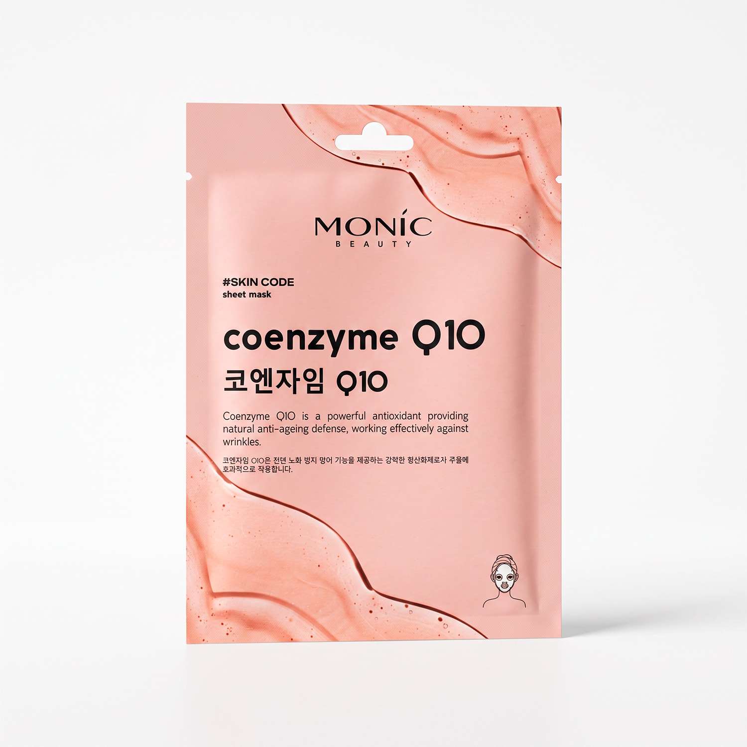 Маска тканевая Monic Beauty для лица Коэнзим Q10 25 мл - фото 1