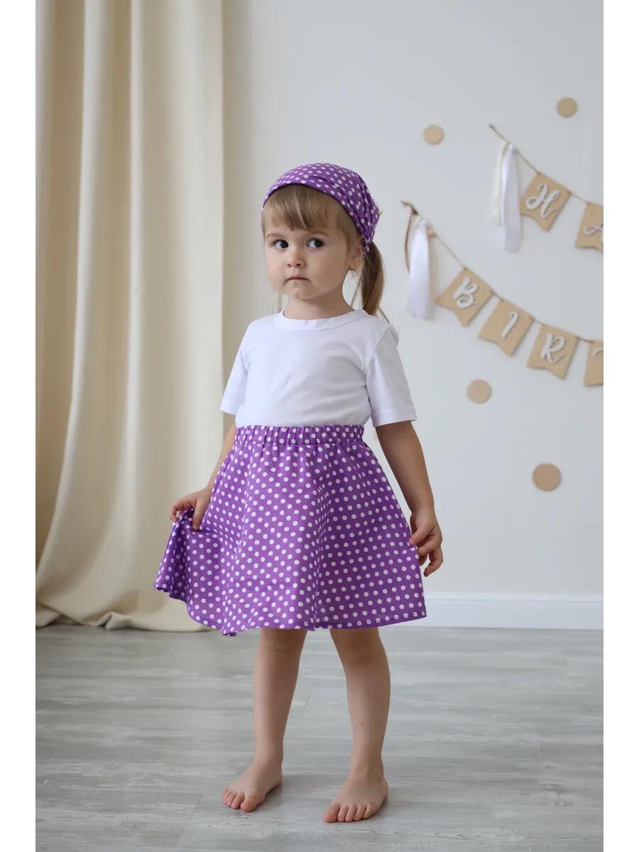 Юбка Рекантино 396-04 Сиреневый - фото 1