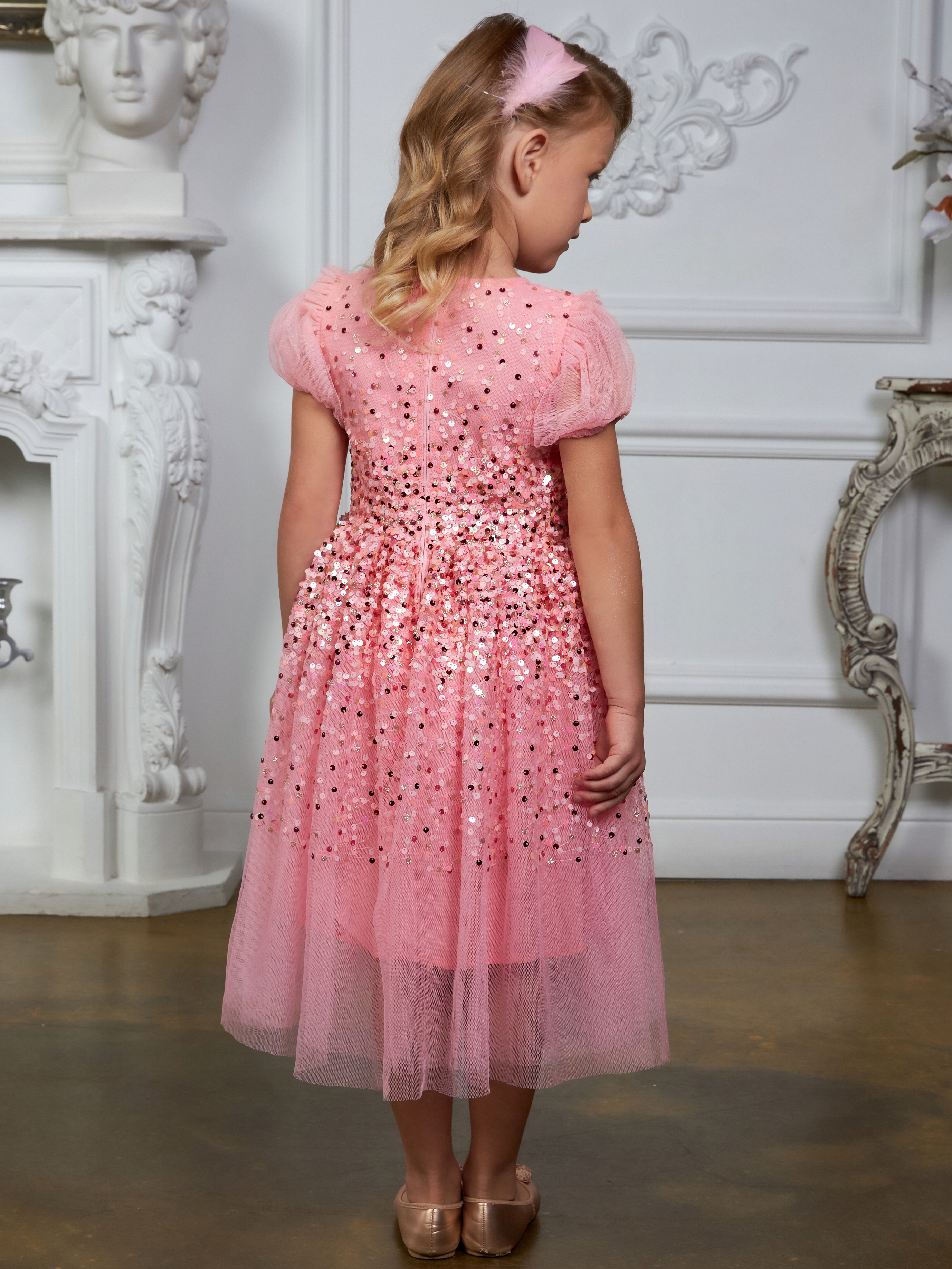 Платье ME WE KG225-W601-201_Розовый - фото 3