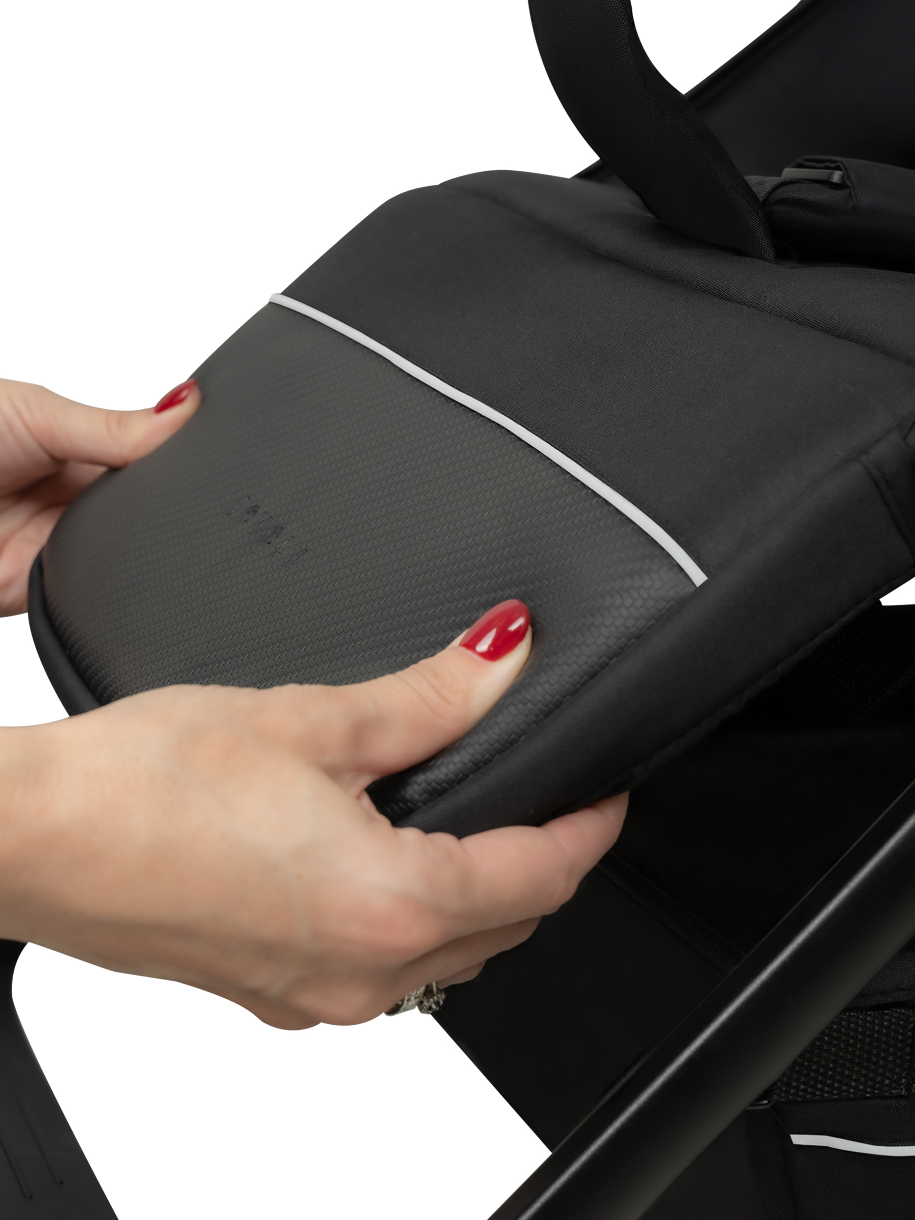 Коляска прогулочная JOVOLA Skill черный - фото 26