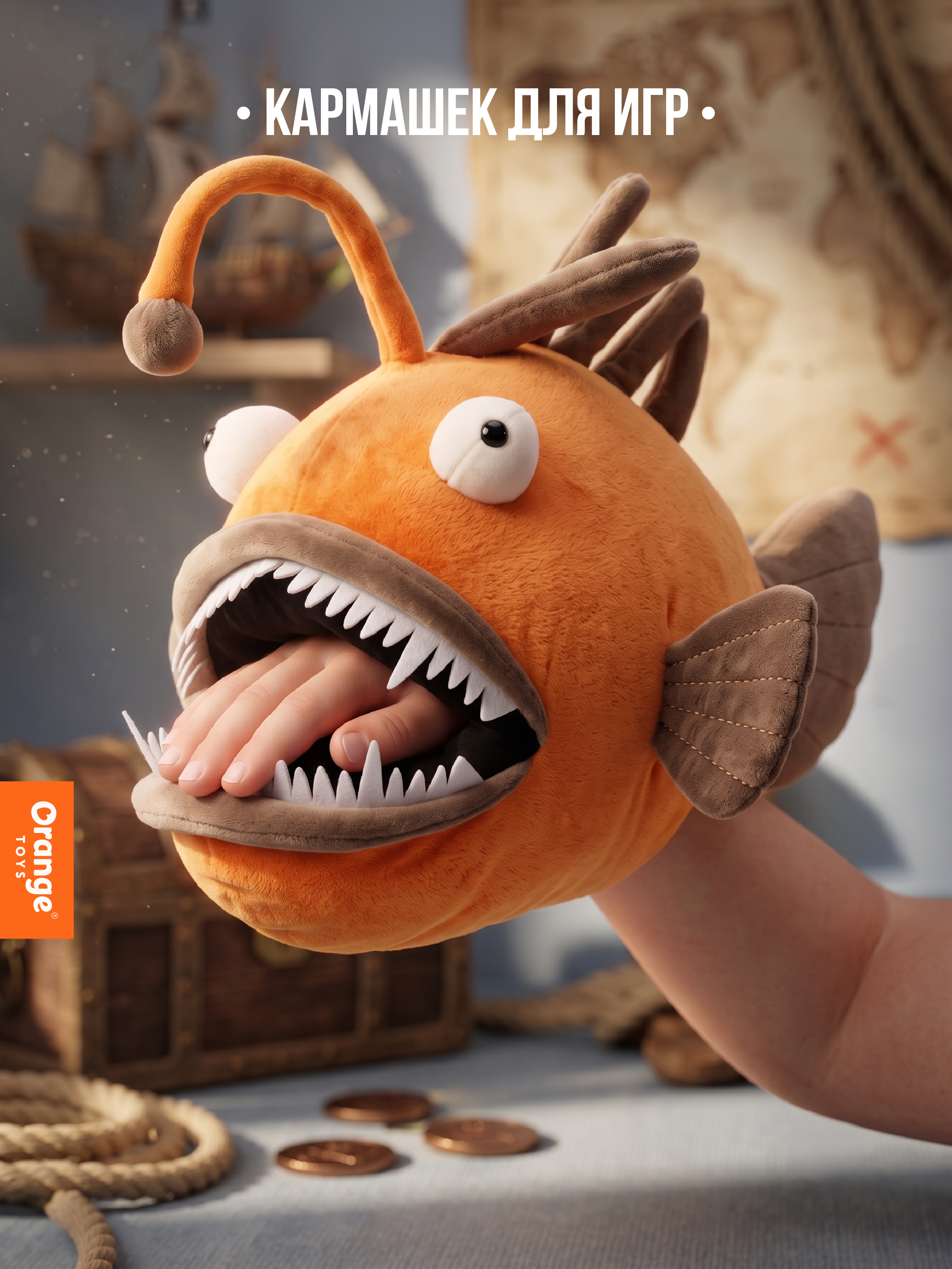 Мягкая игрушка Orange Toys Удильщик - фото 2