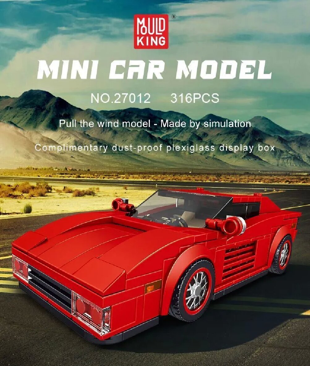 Конструктор Mould King Спорткар Ferrari Testarossa блочный - фото 1