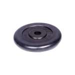 Диск обрезиненный, блин для штанги KMS sport Титан d 26 мм чёрный 25,0 кг