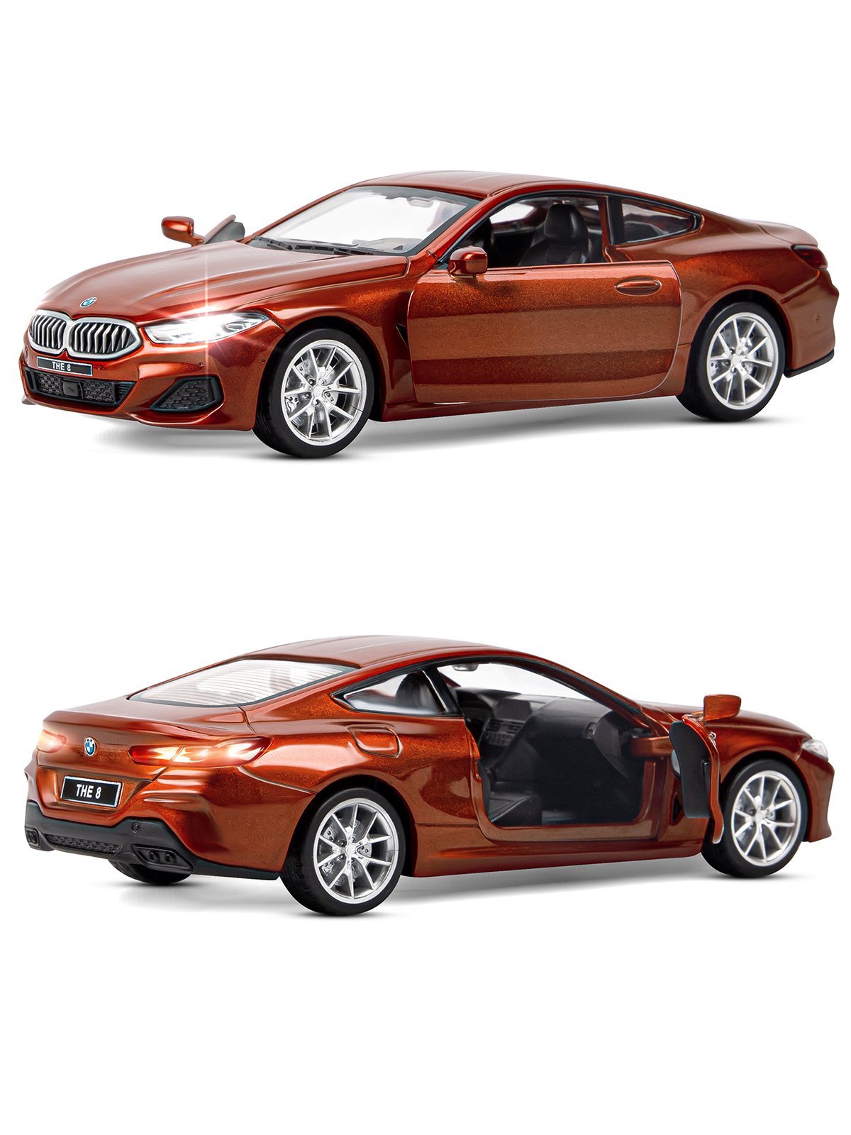 Автомобиль АВТОпанорама BMW M850i Coupe 1:35 JB1251474 - фото 8