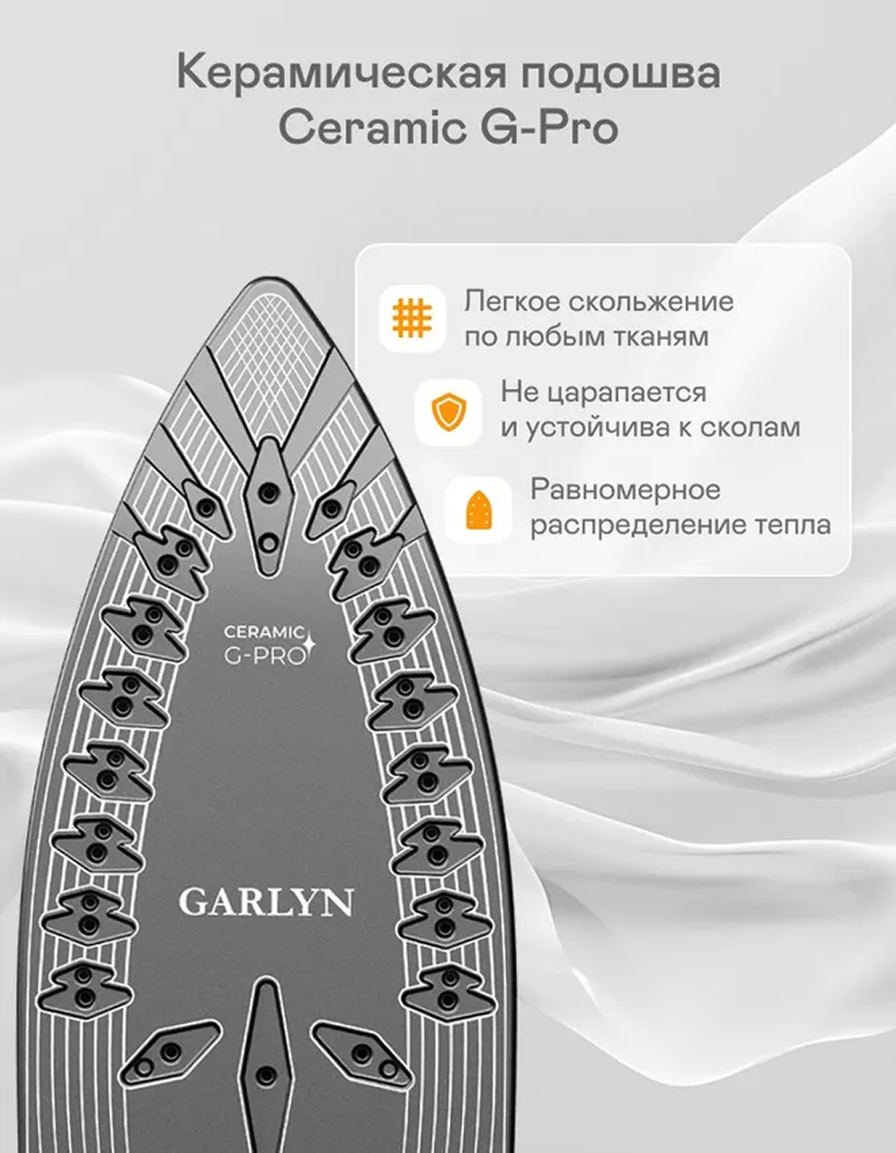 Беспроводной утюг GARLYN GT-240 - фото 3