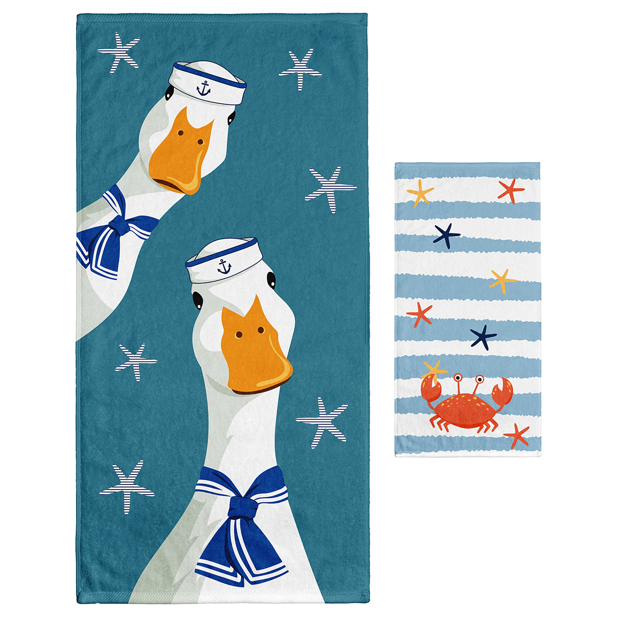 Полотенце BRAVO Гуси 120 x 60 см 2 шт. - фото 9