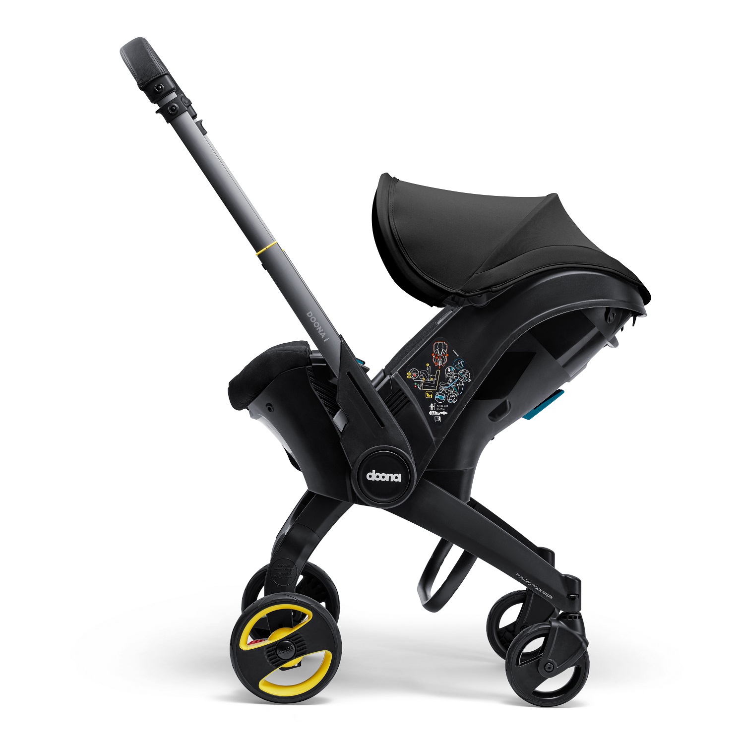 Коляска трансформер Doona i Nitro Black - фото 9
