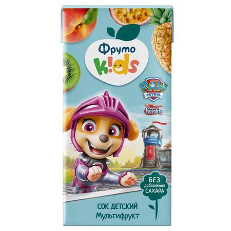 Сок ФрутоKids мультифрукт 0.2л с 8месяцев