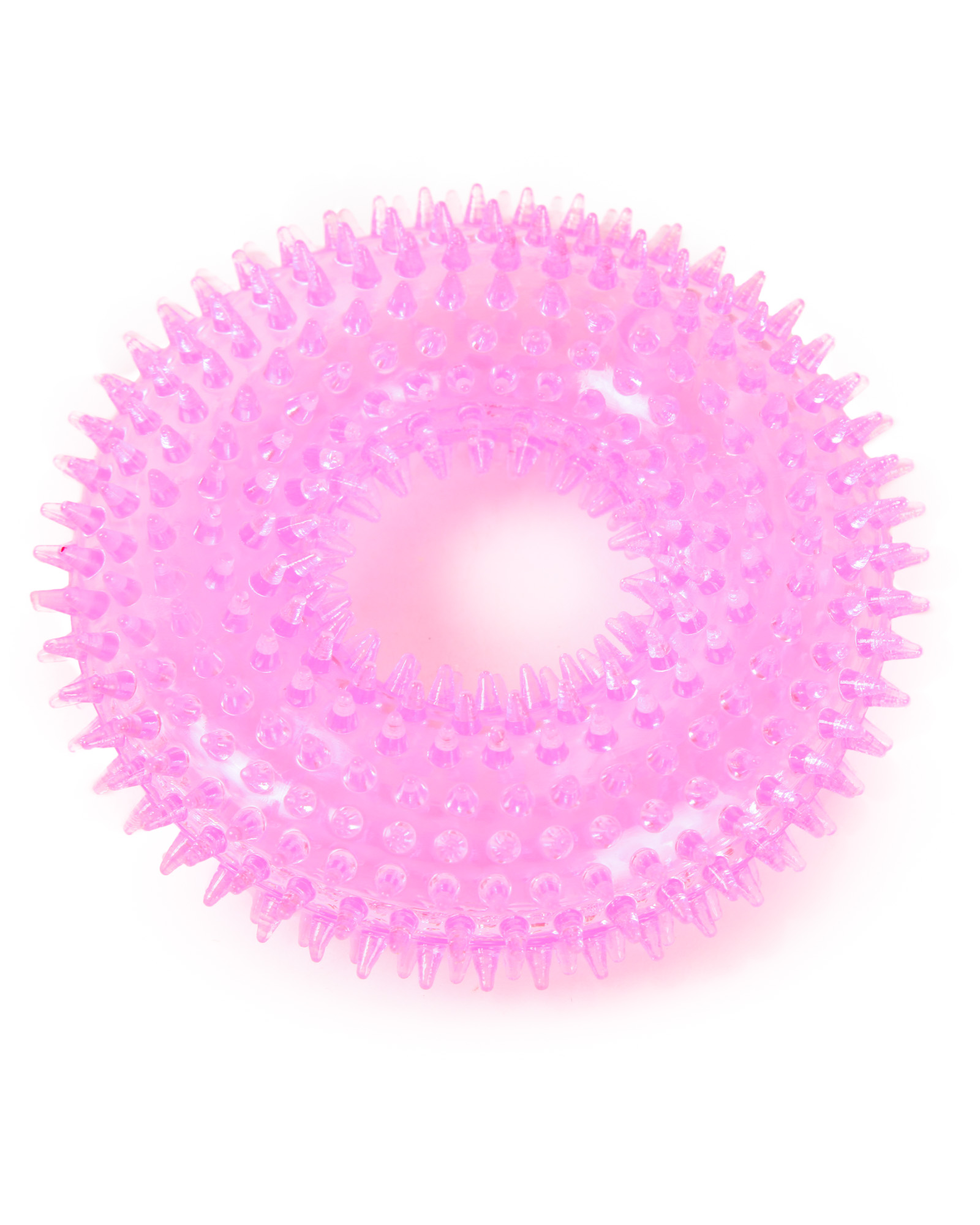 Игрушка для собак Barbaks Кольцо с пупырками TPR 12см - фото 1