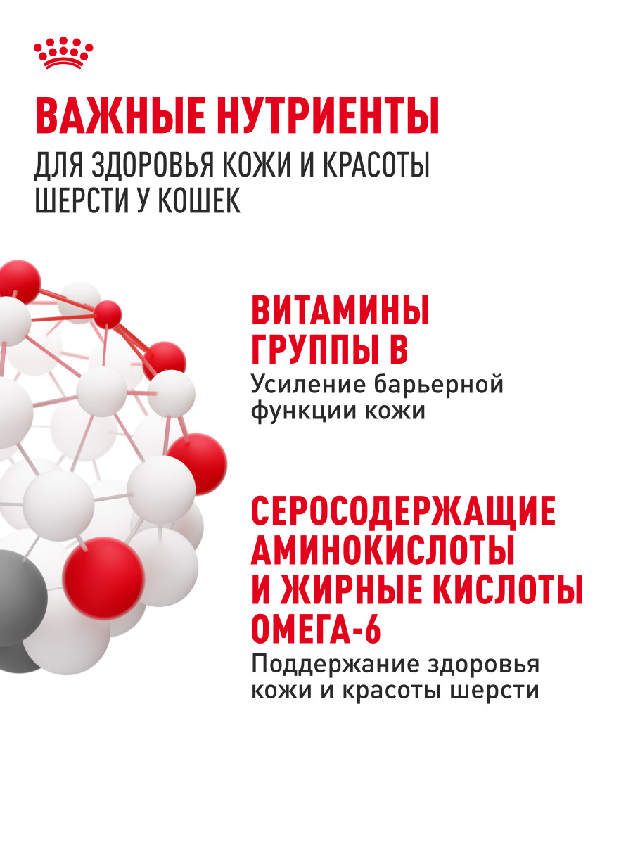 Корм для кошек Royal Canin 85г Hair Skin Care пауч - фото 6