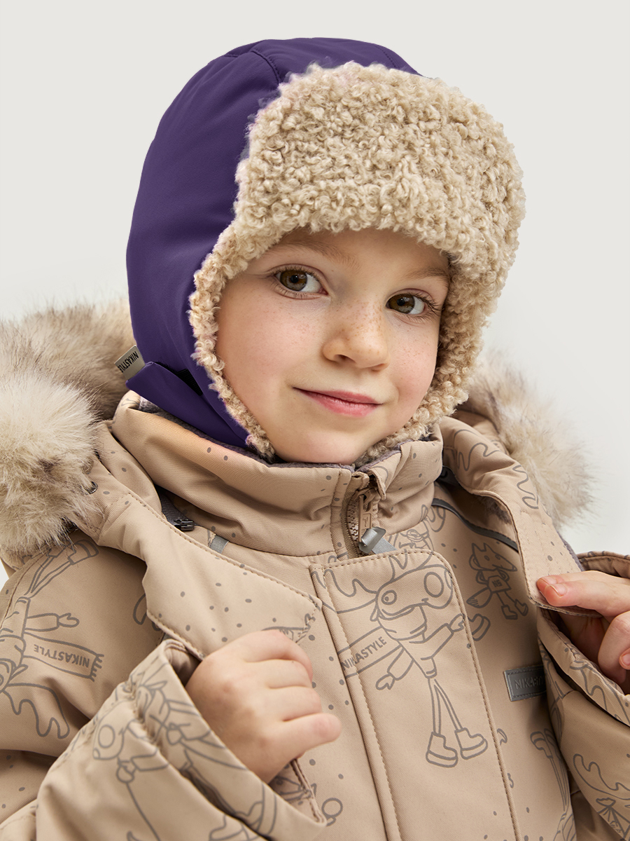 Шапка NIKASTYLE 11з16325 фиолет - фото 1