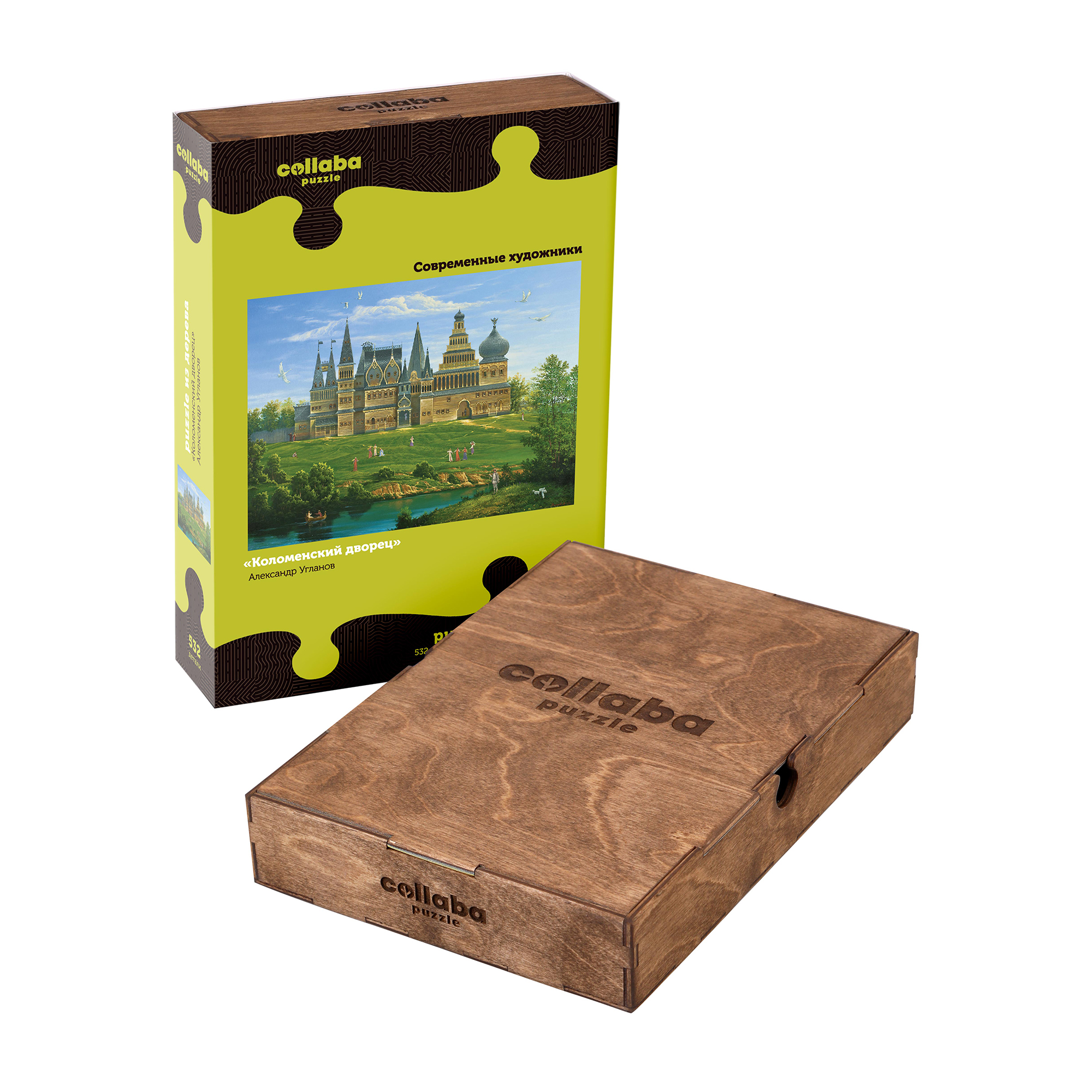 Пазл Collaba puzzle Коломенский дворец деревянный - фото 9