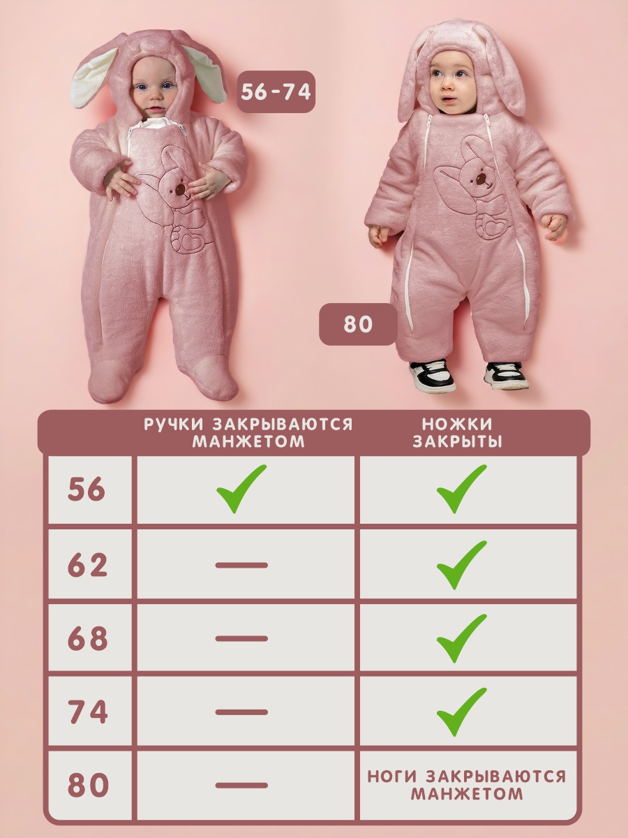 Комбинезон утепленный СОННЫЙ ГНОМИК 2408/2 - фото 5