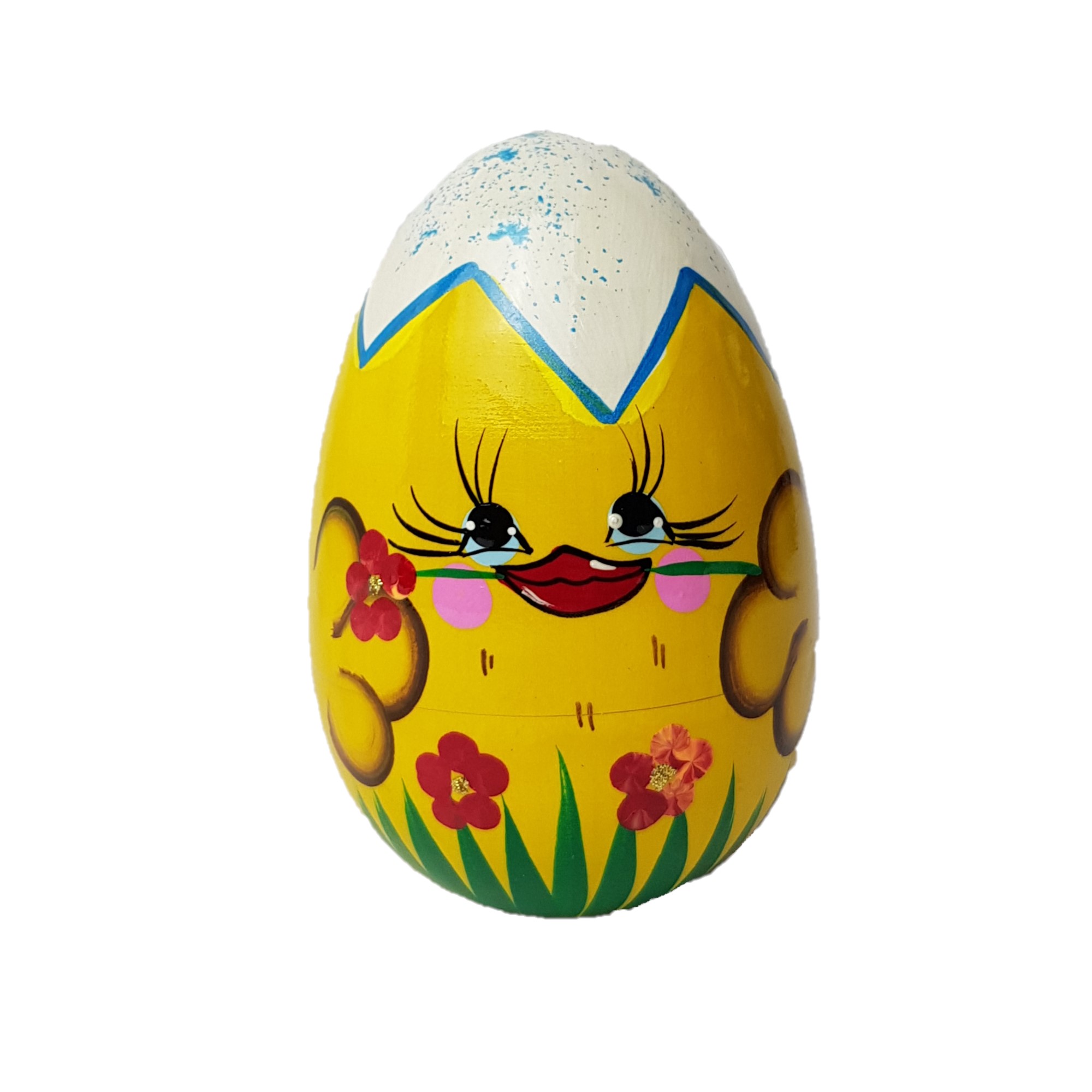 Игрушка Нескучные игры неваляшка Цыпленок - фото 1