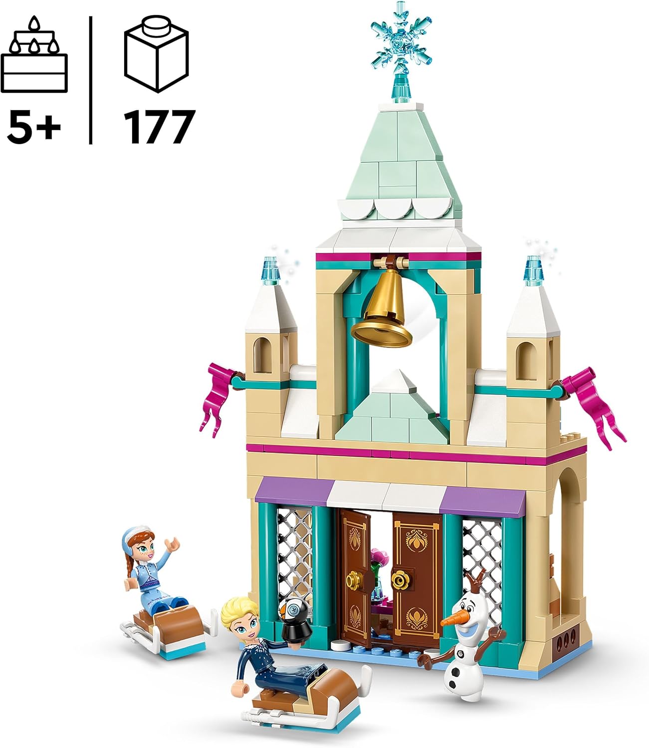 Конструктор LEGO Disney Princess Ледяной замок Эренделл блочный - фото 3