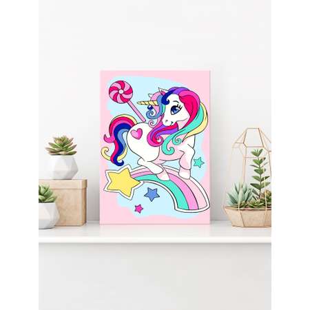 Картина по номерам Hobby Paint Единорог на радуге в ассортименте