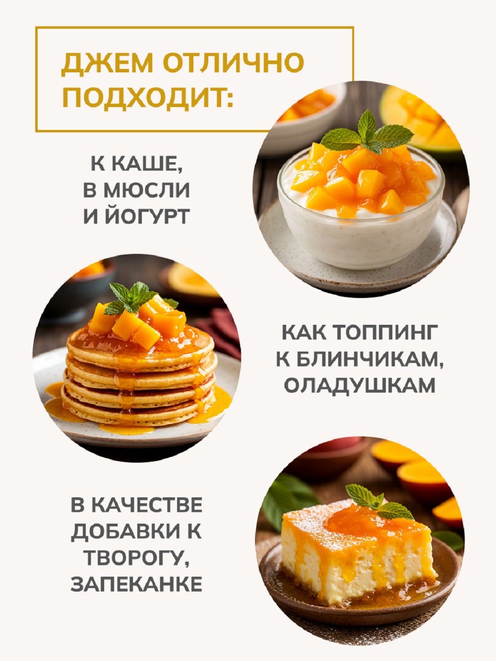 Джем Ноль грамм без сахара низкокалорийный с L-карнитином манго - фото 5