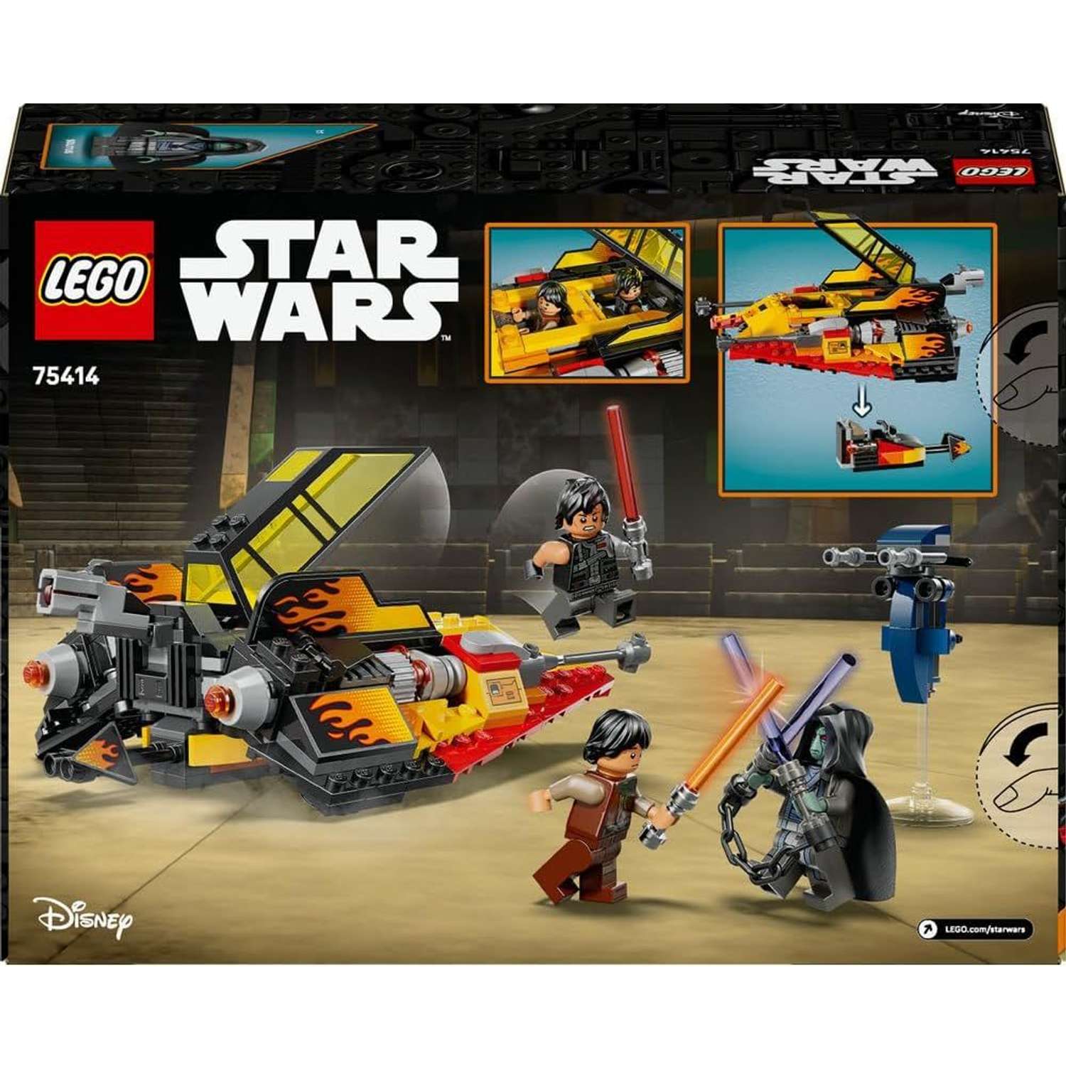 Конструктор LEGO Star Wars The Force Burner Snowspeeder 349 дет. - фото 6