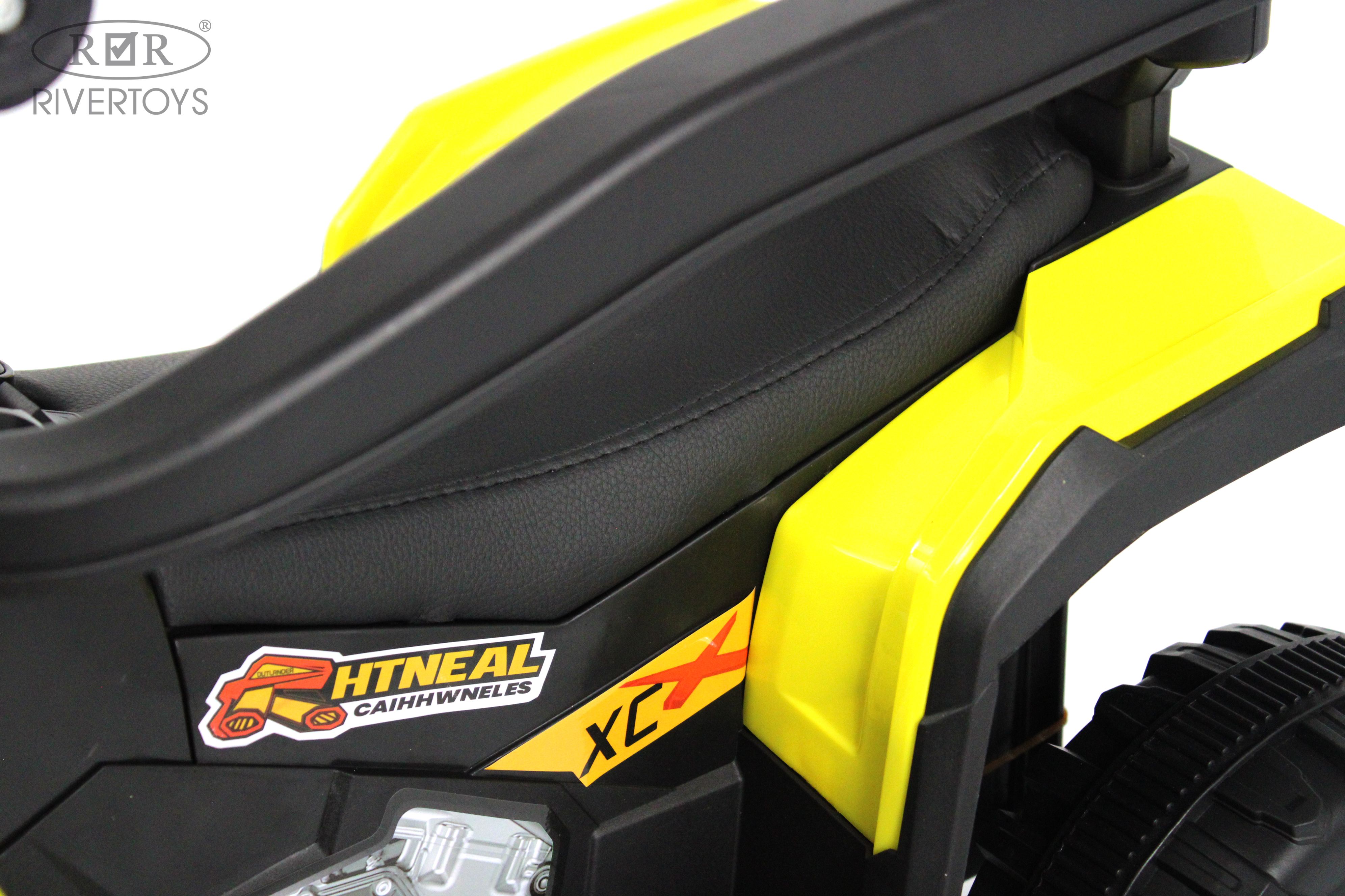 Электромобиль RIVERTOYS F003FF-NEW-YELLOW - фото 11