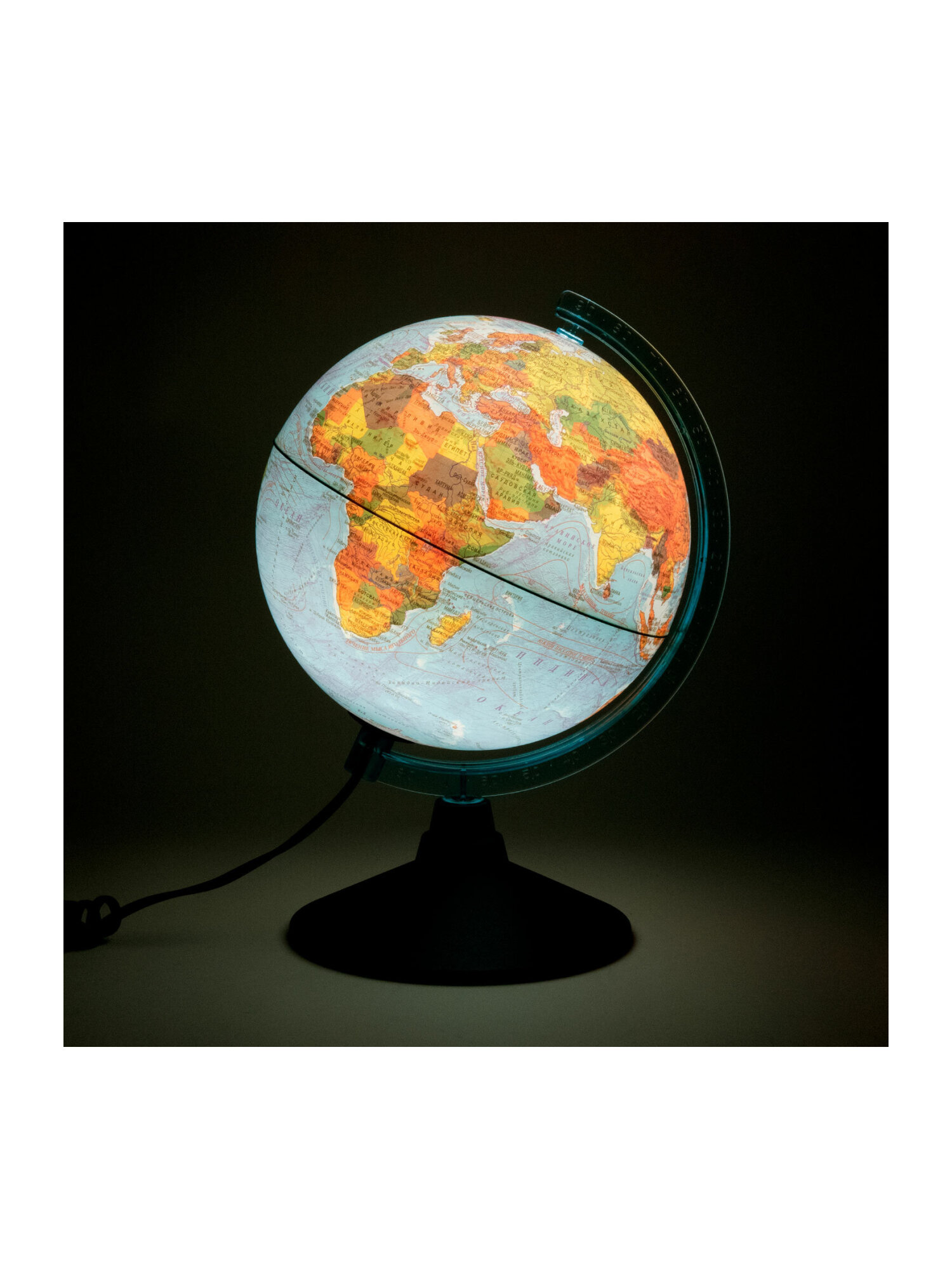 Глобус Globen интерактивный физический политический с подсветкой и VR очками 21 см - фото 15