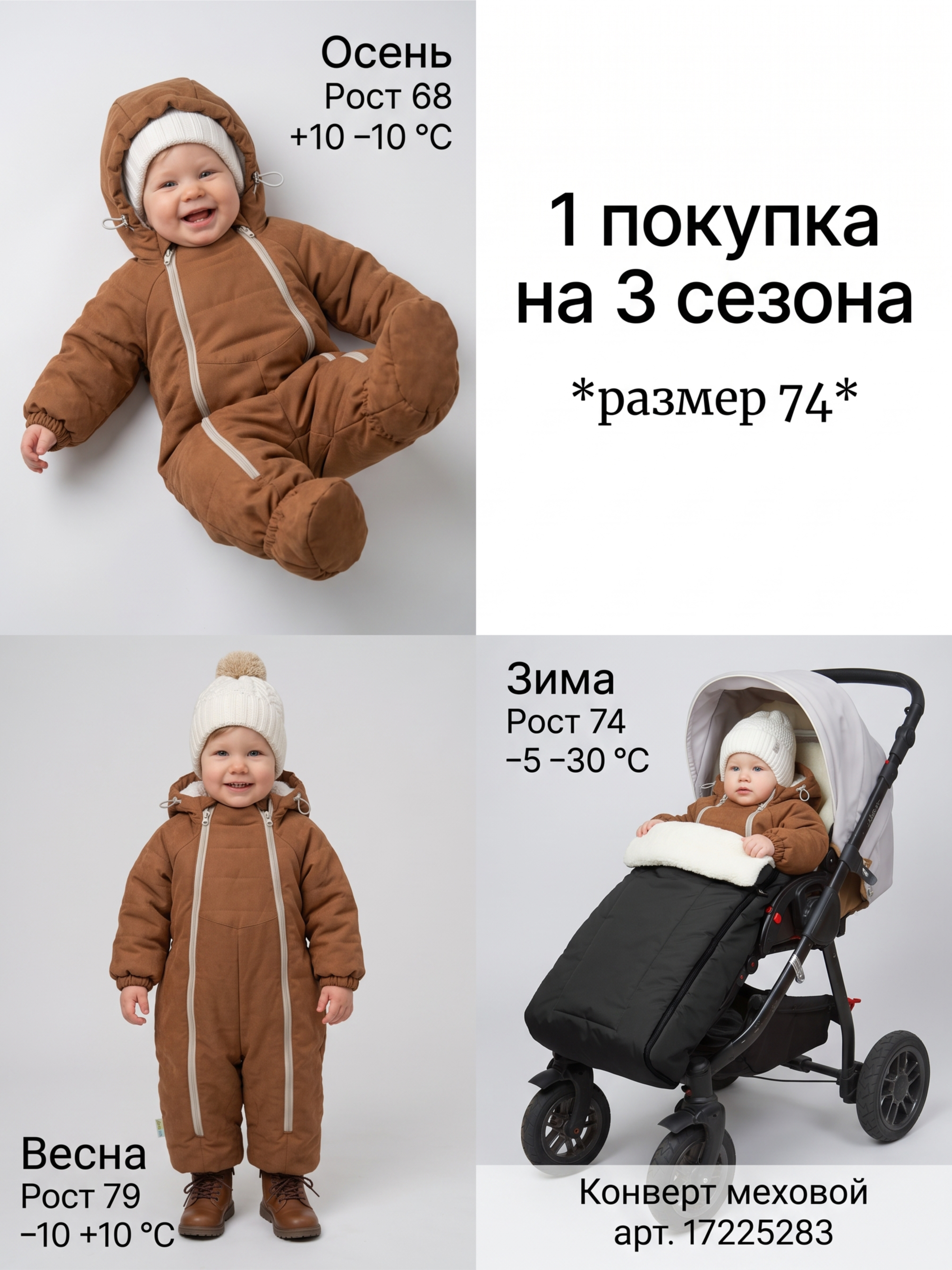 Комбинезон СОННЫЙ ГНОМИК 2315/48 - фото 3