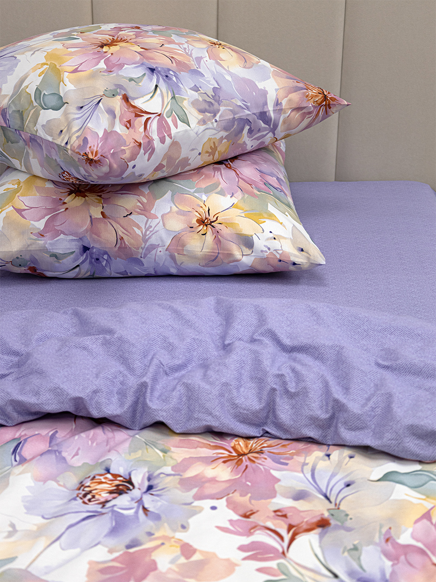 Комплект постельного белья для SNOFF Тициана семейный 5 предм. - фото 11