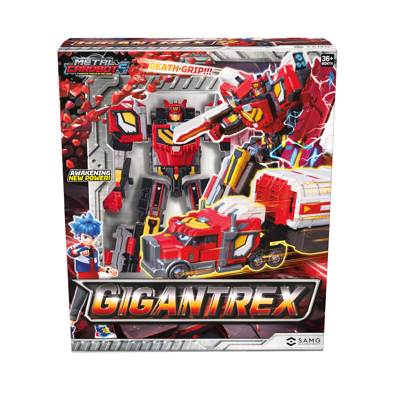 Игровой набор METAL-CARDBOT Гигант Рекс - фото 1
