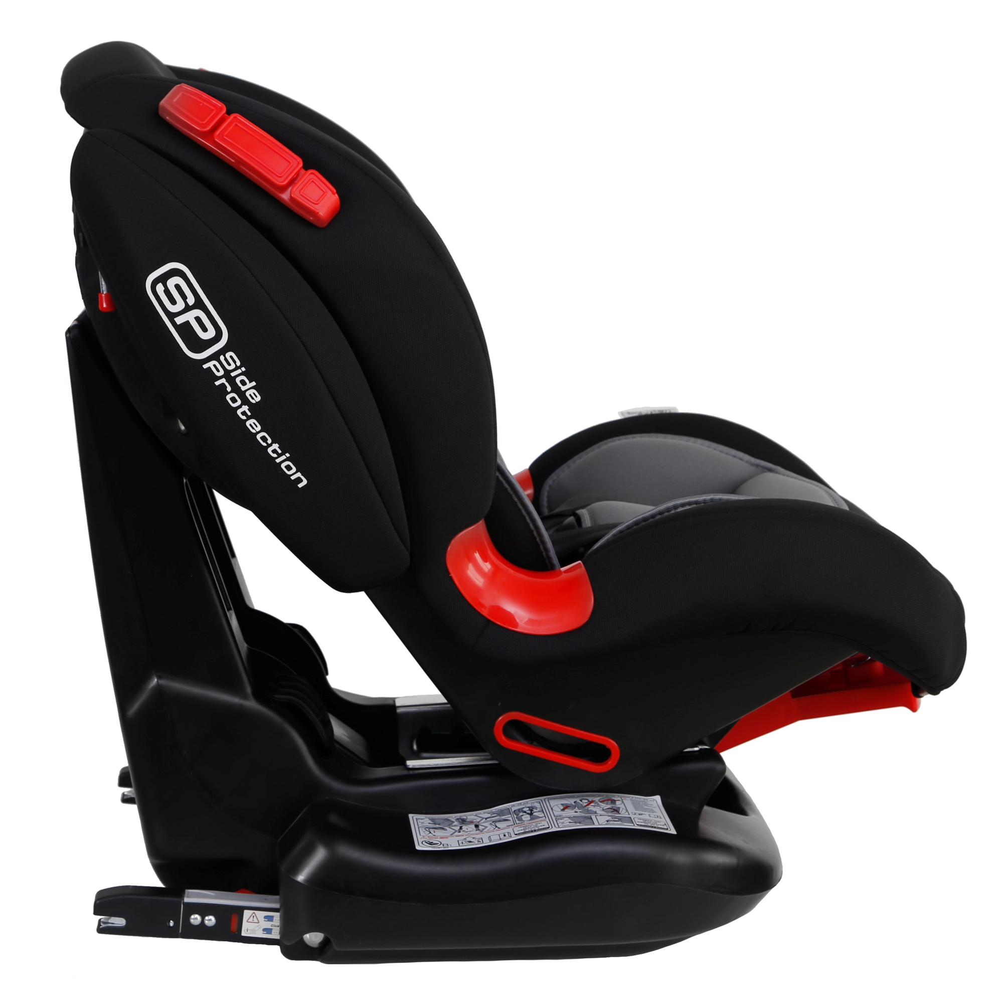 Автокресло Babyton Omega Fix Black-Grey Isofix 1/2 (9-25 кг) - фото 18