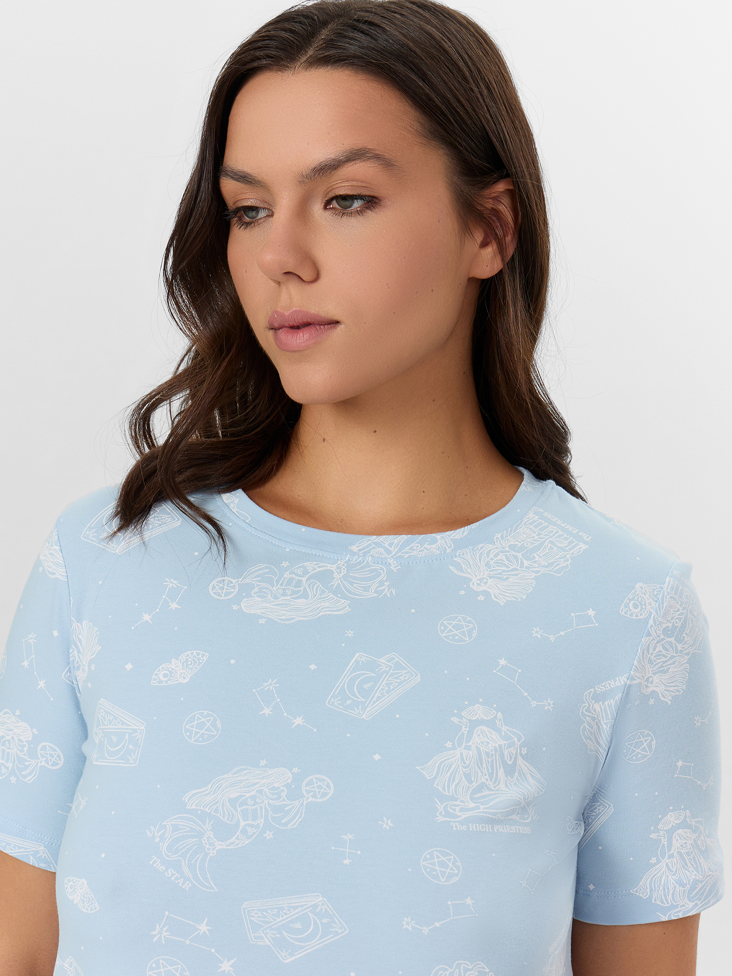 Сорочка ночная Mark Formelle (Марк Формэль) 572346/таро на голубом - фото 4