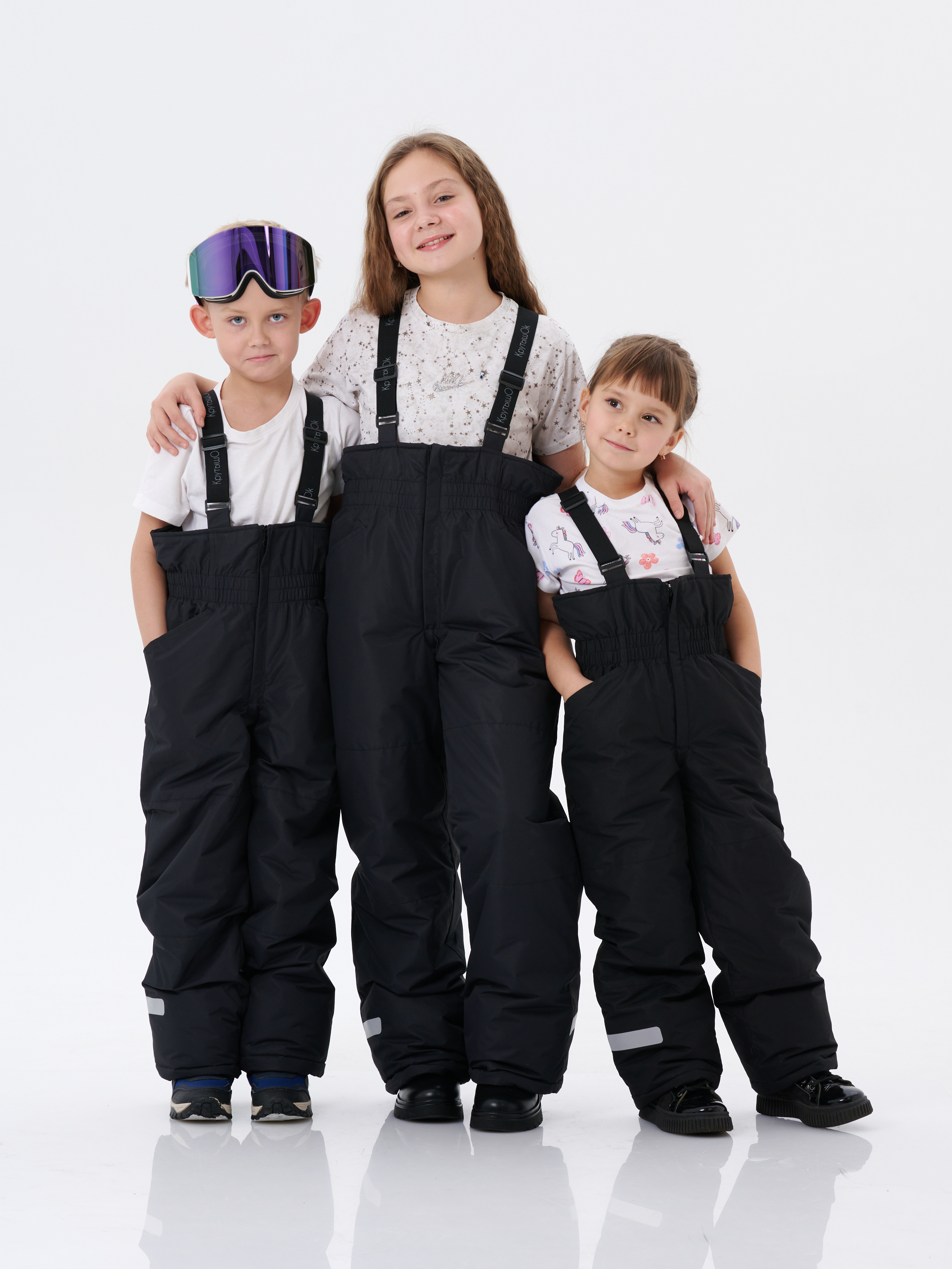 Брюки утепленные КрутышОк Т-067 черные - фото 16