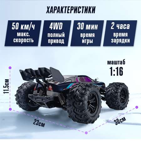 Багги РУ RadioCar Фиолетовая 1:16