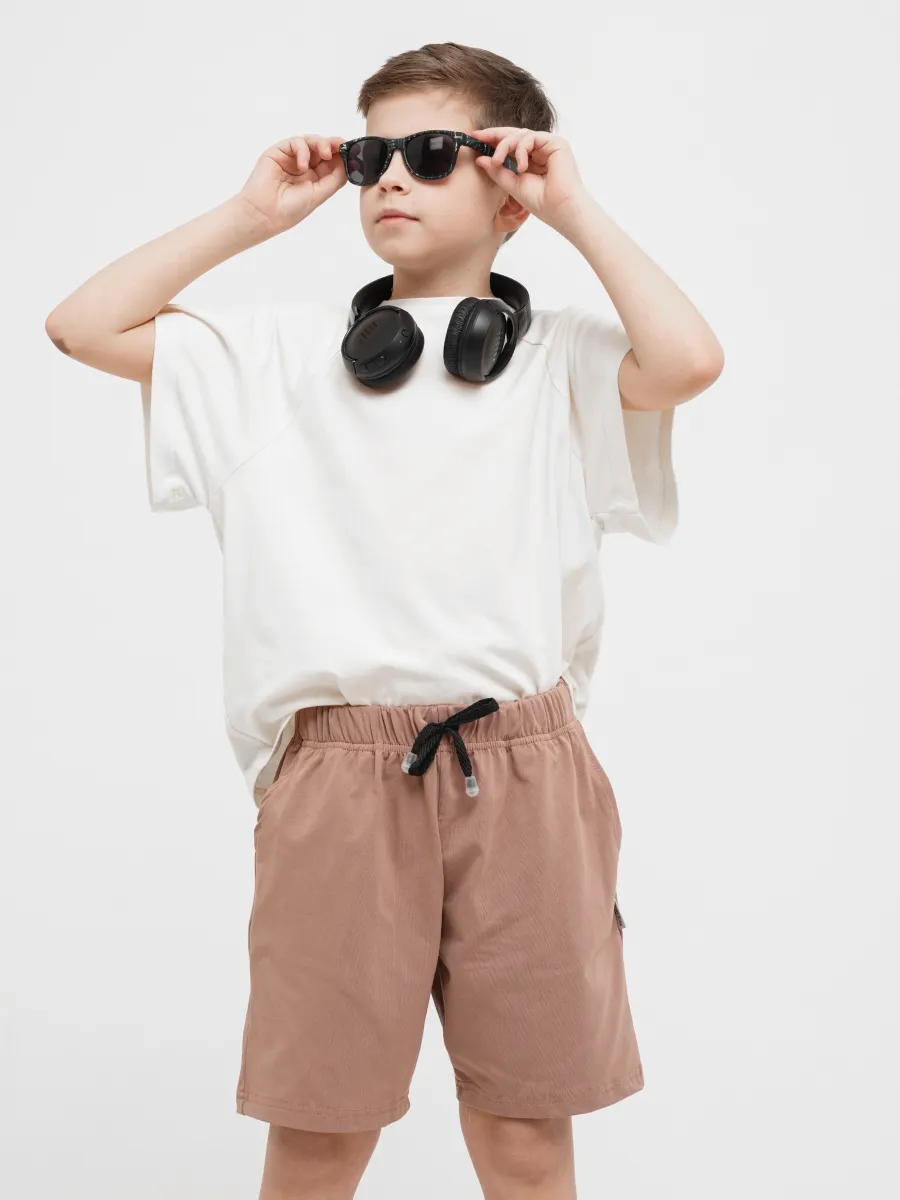 Шорты 3 шт Супер Пупс 3пр/шорты/хаки/шоколад/коричневый - фото 18