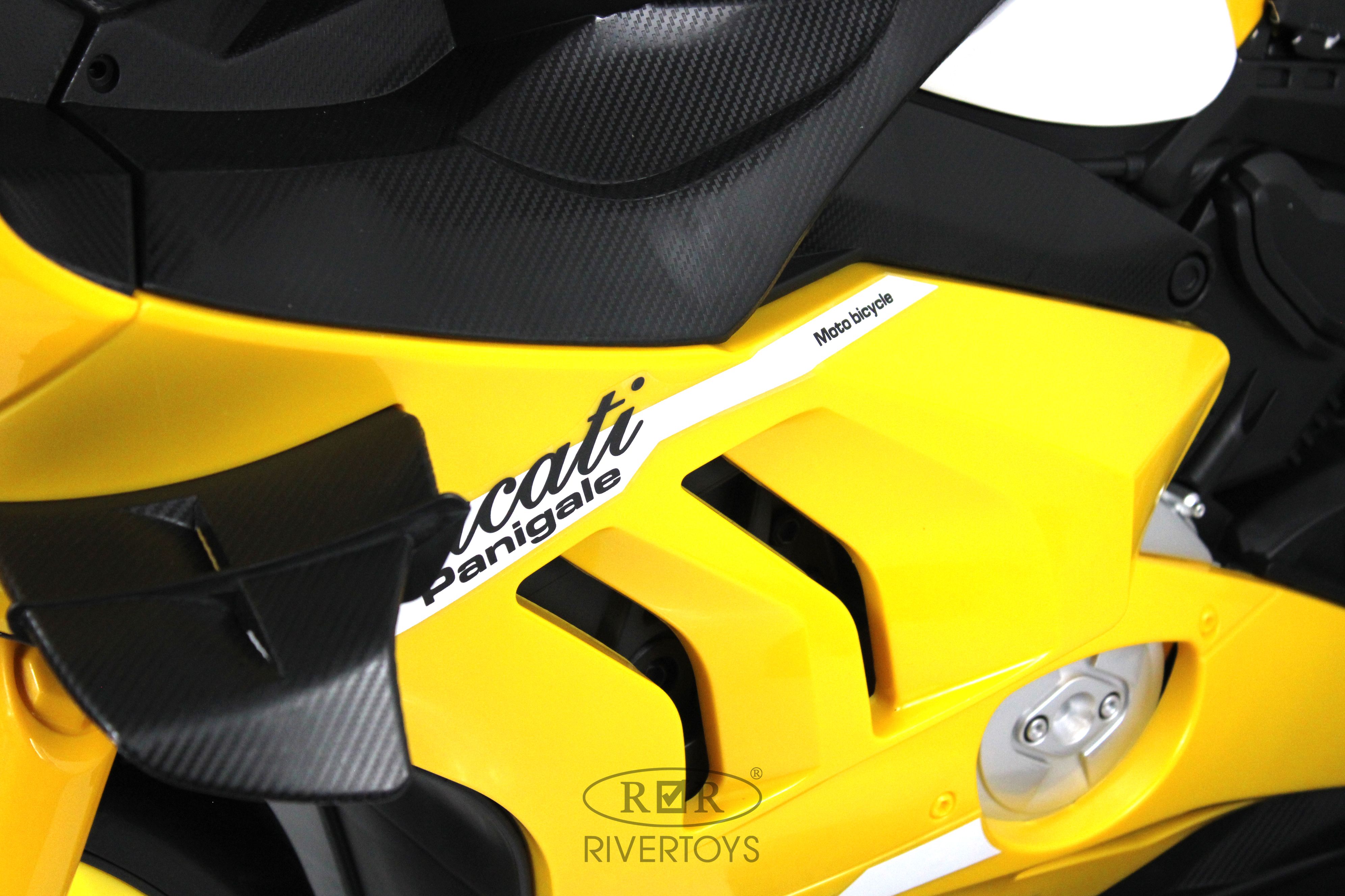 Электромотоцикл RIVERTOYS М777БХ-YELLOW - фото 12