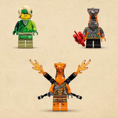 Конструктор LEGO NINJAGO Гоночный автомобиль ЭВО Ллойда блочный