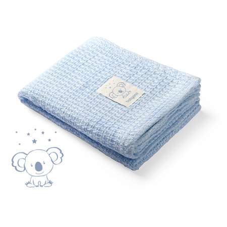 Плед Babyono бамбуковое голубое Арт.479/02 75х100см