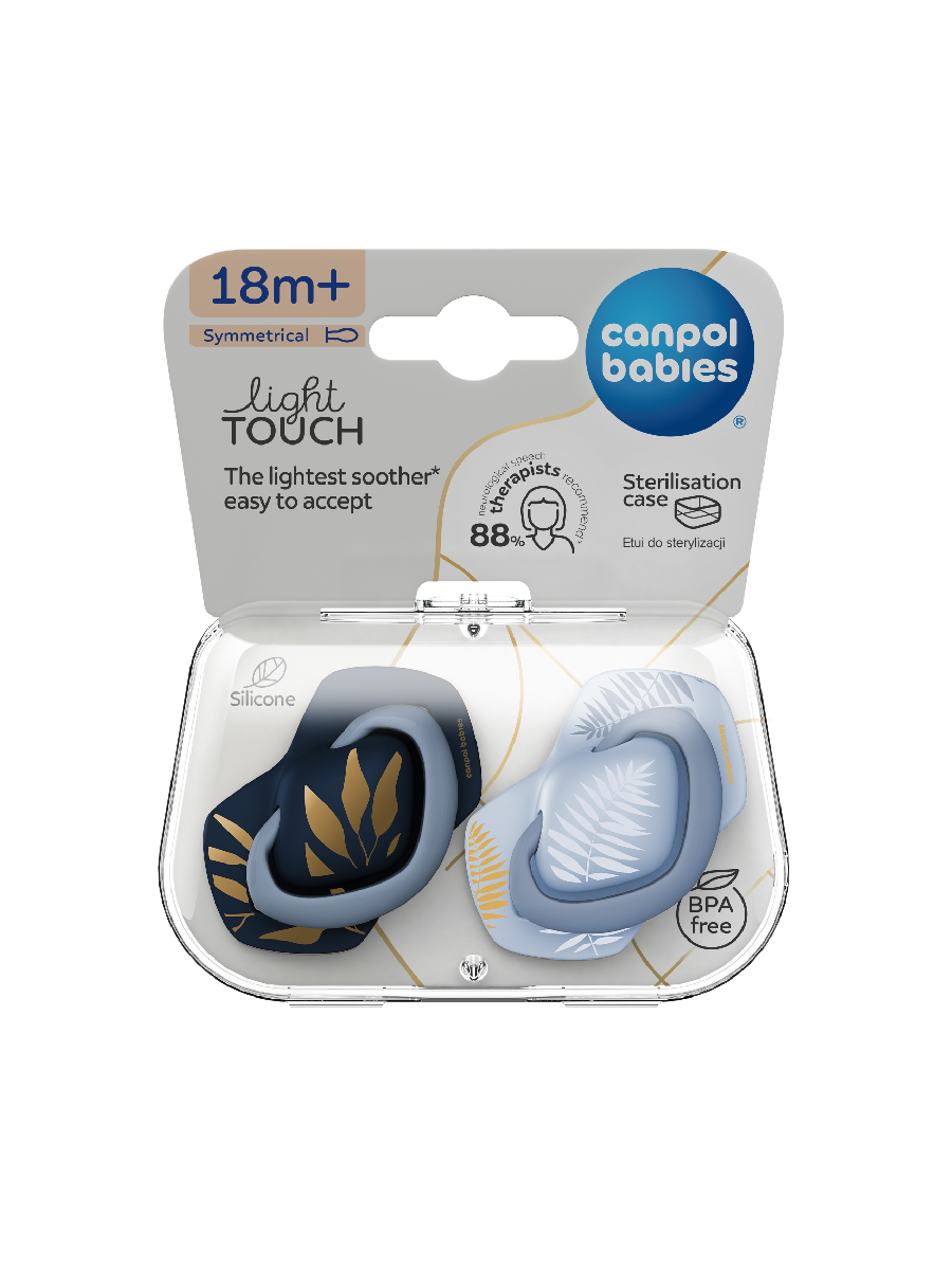 Пустышка Canpol Babies силикон анатомическая от 18 мес. 2 шт. - фото 3