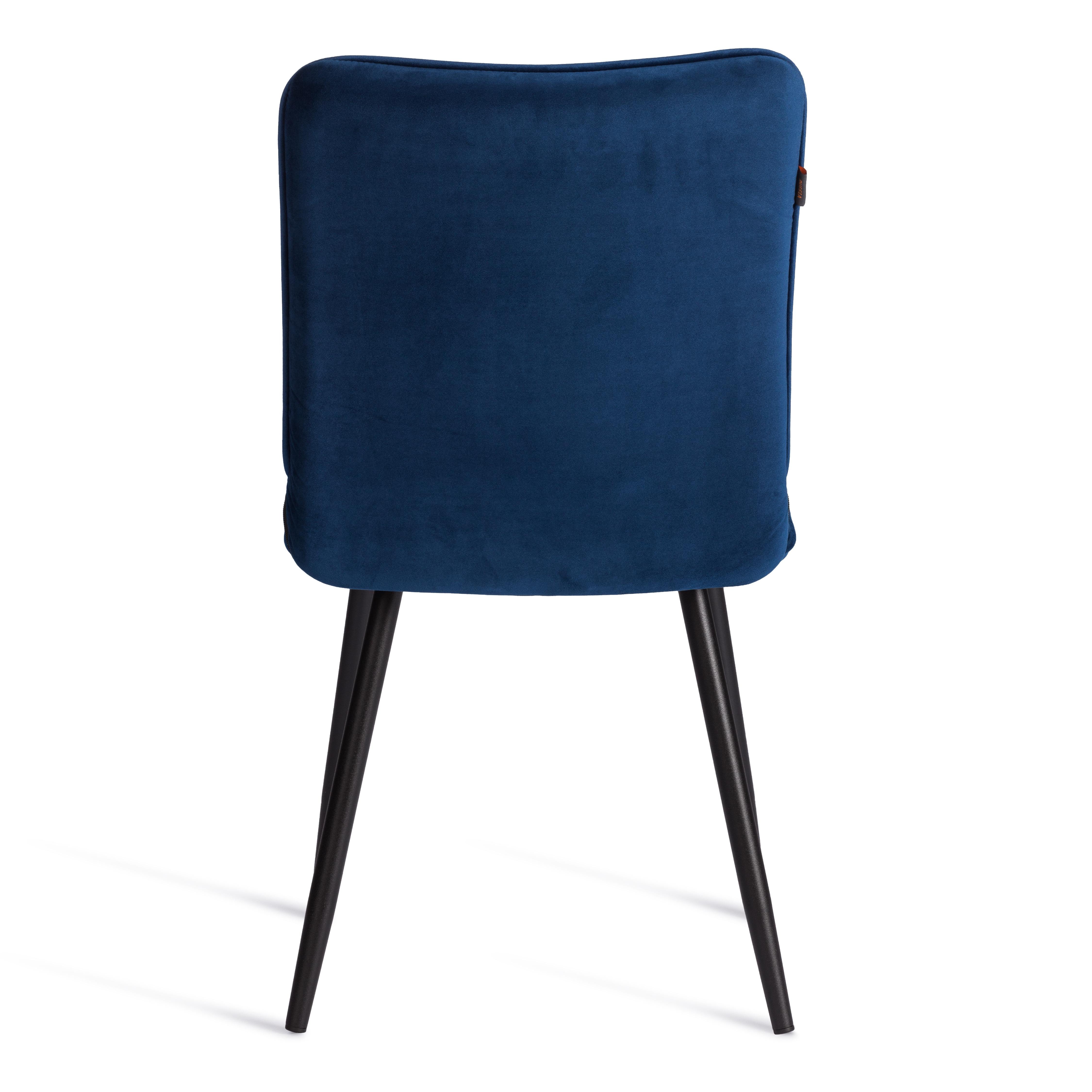 Стул TETCHAIR Bari LT велюр, синий 2 шт. - фото 7