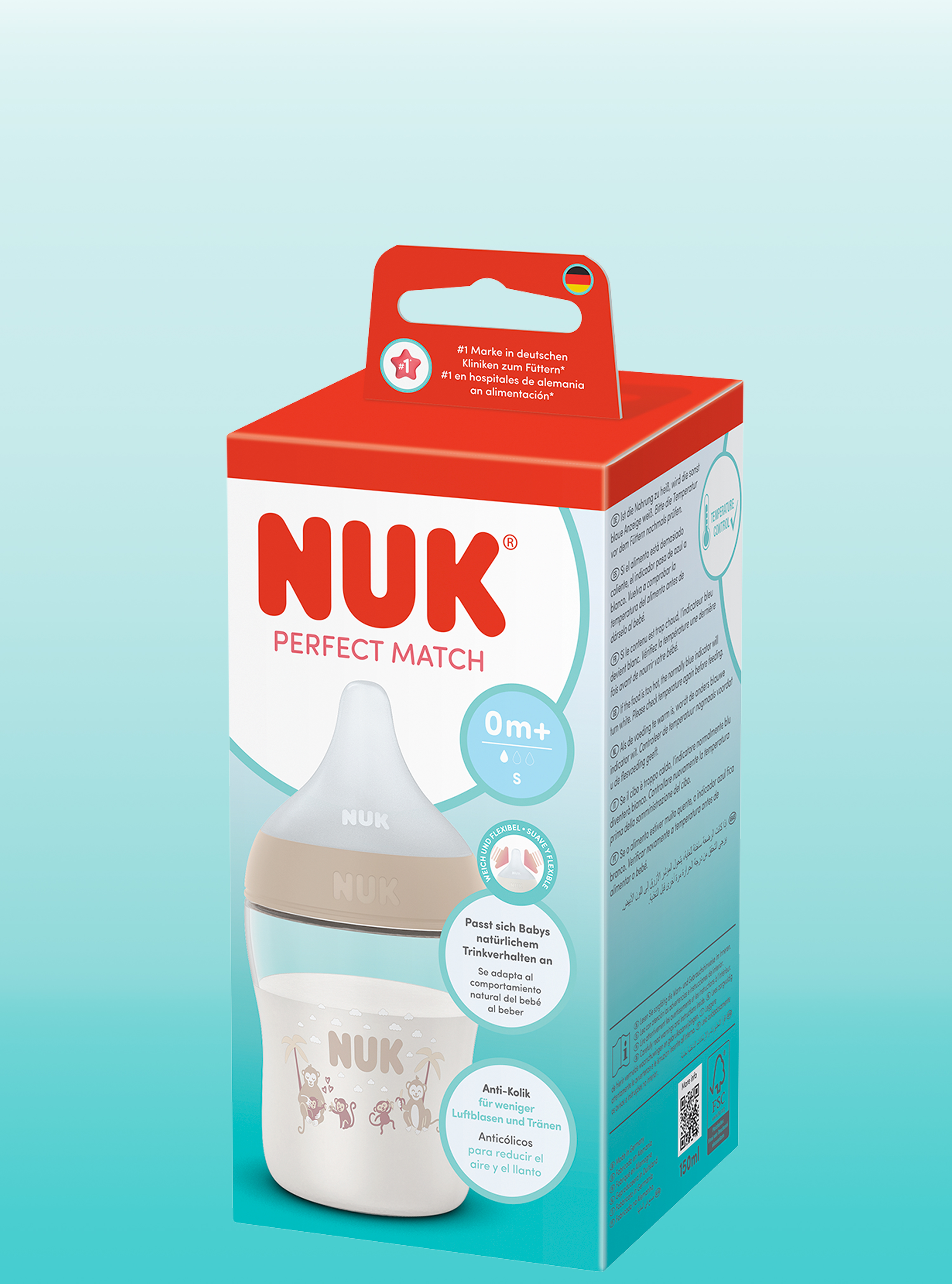 Бутылочка Nuk 150 мл 1 шт. - фото 2