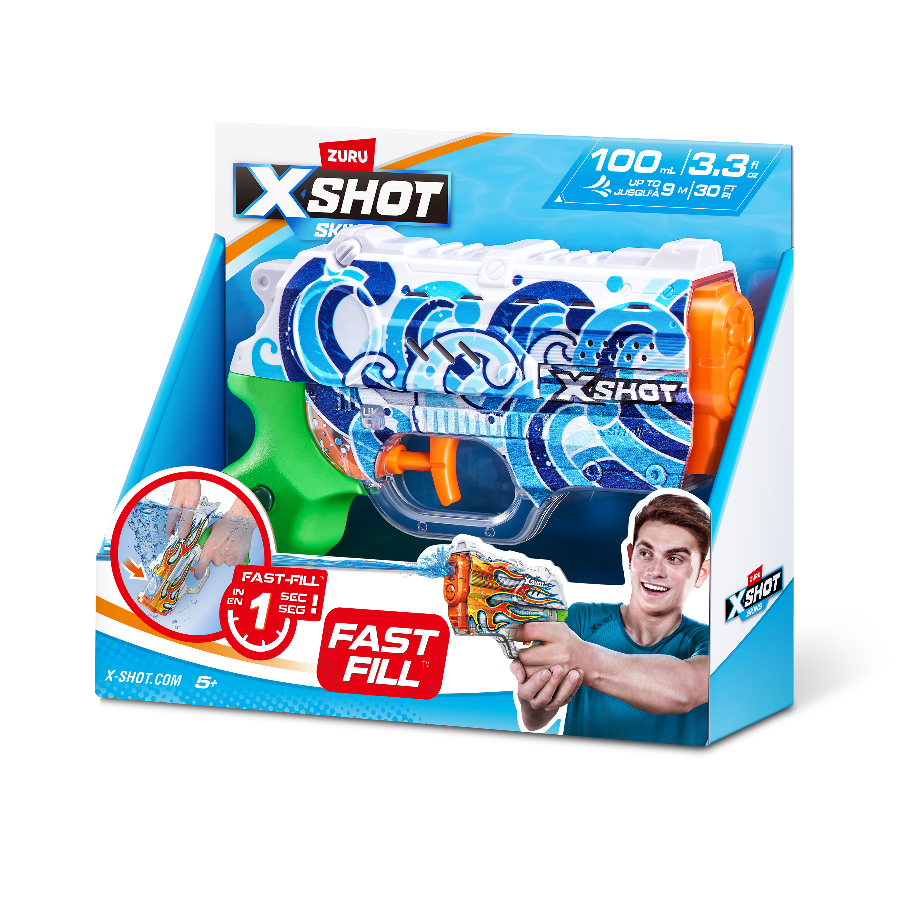 Бластер водный Zuru XSHOT  Skins Нано - фото 7