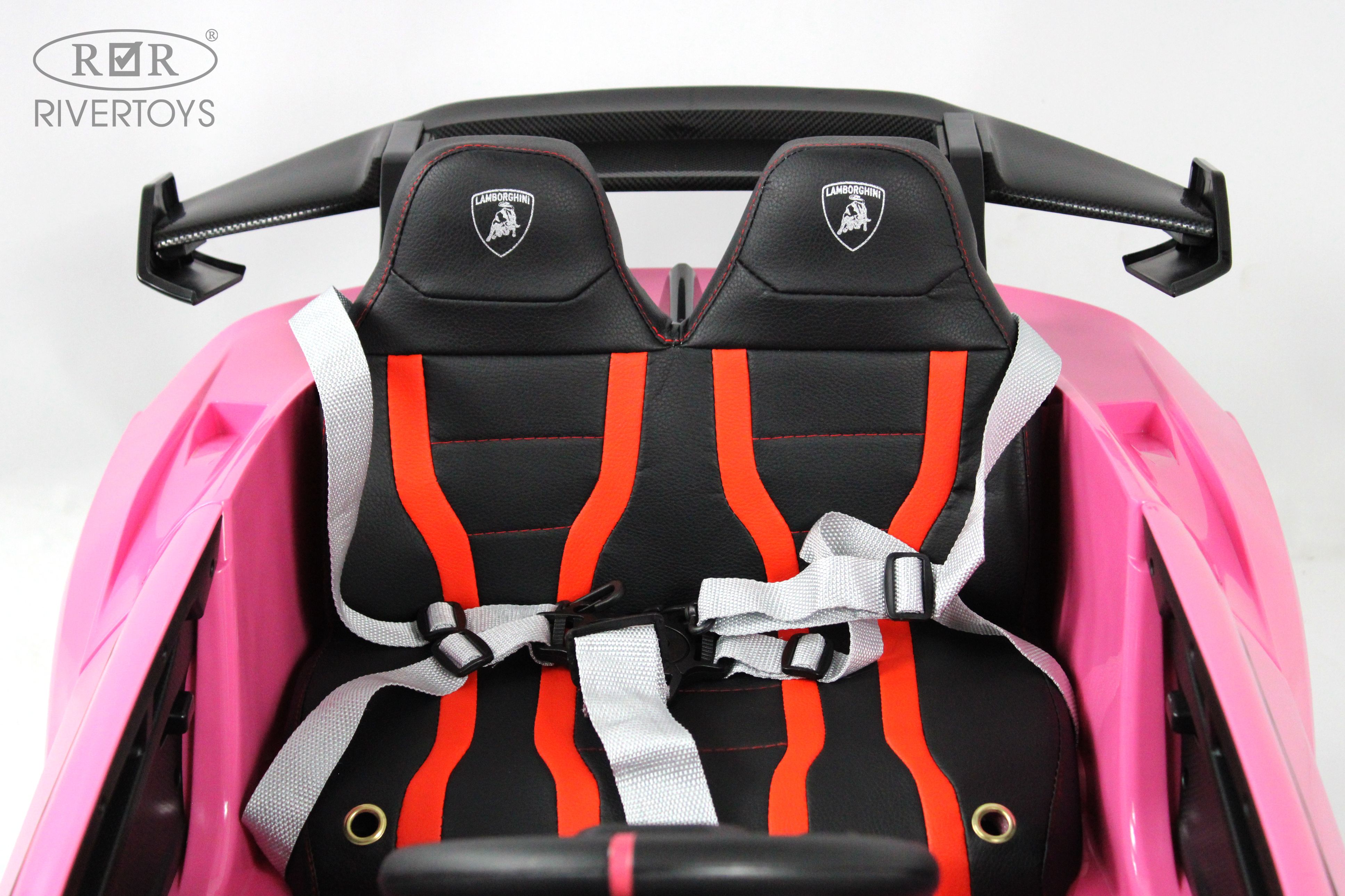 Электромобиль RIVERTOYS Lamborghini E888EE-PINK С пультом ДУ - фото 7