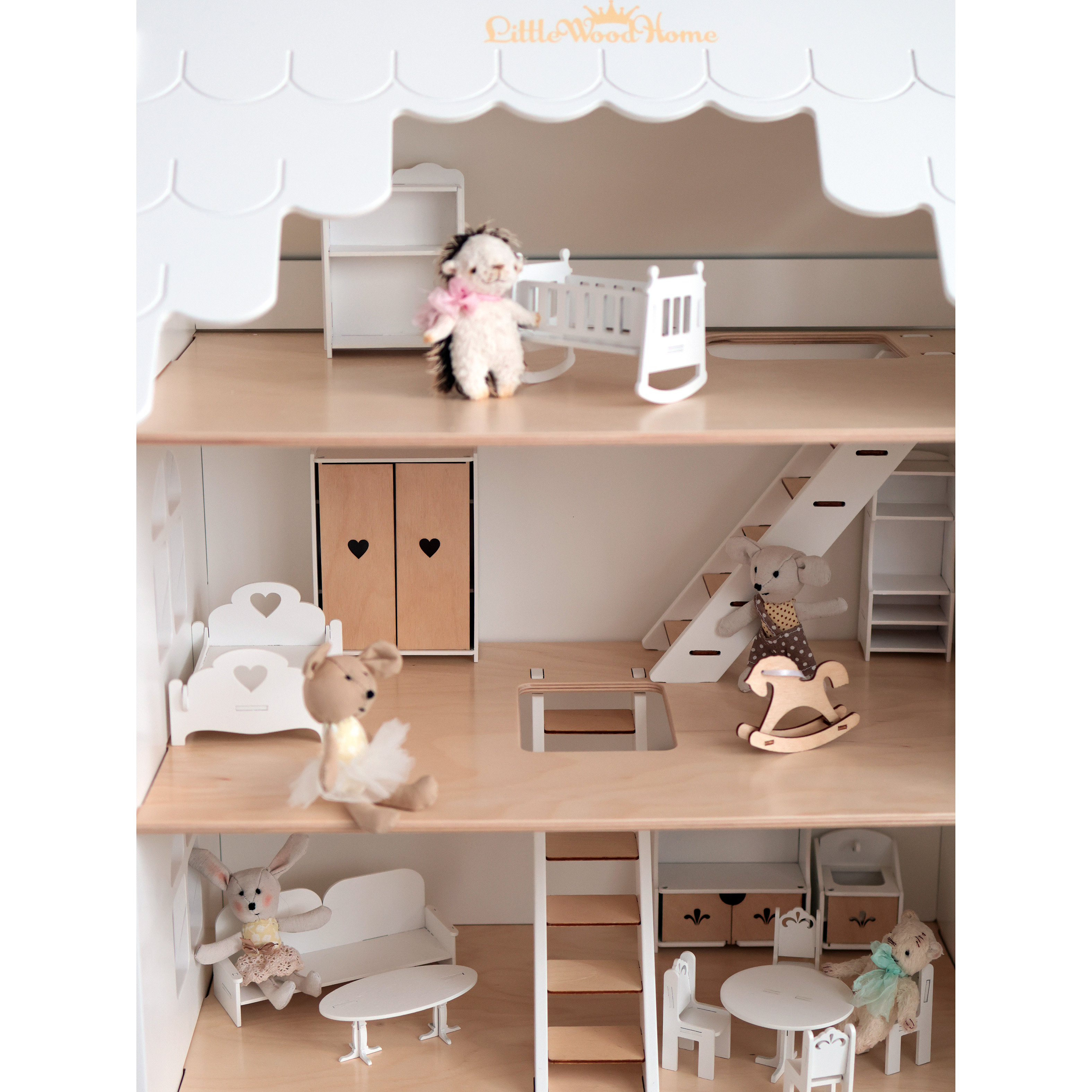 Домик для кукол LittleWoodHome 74 см 8500 - фото 6