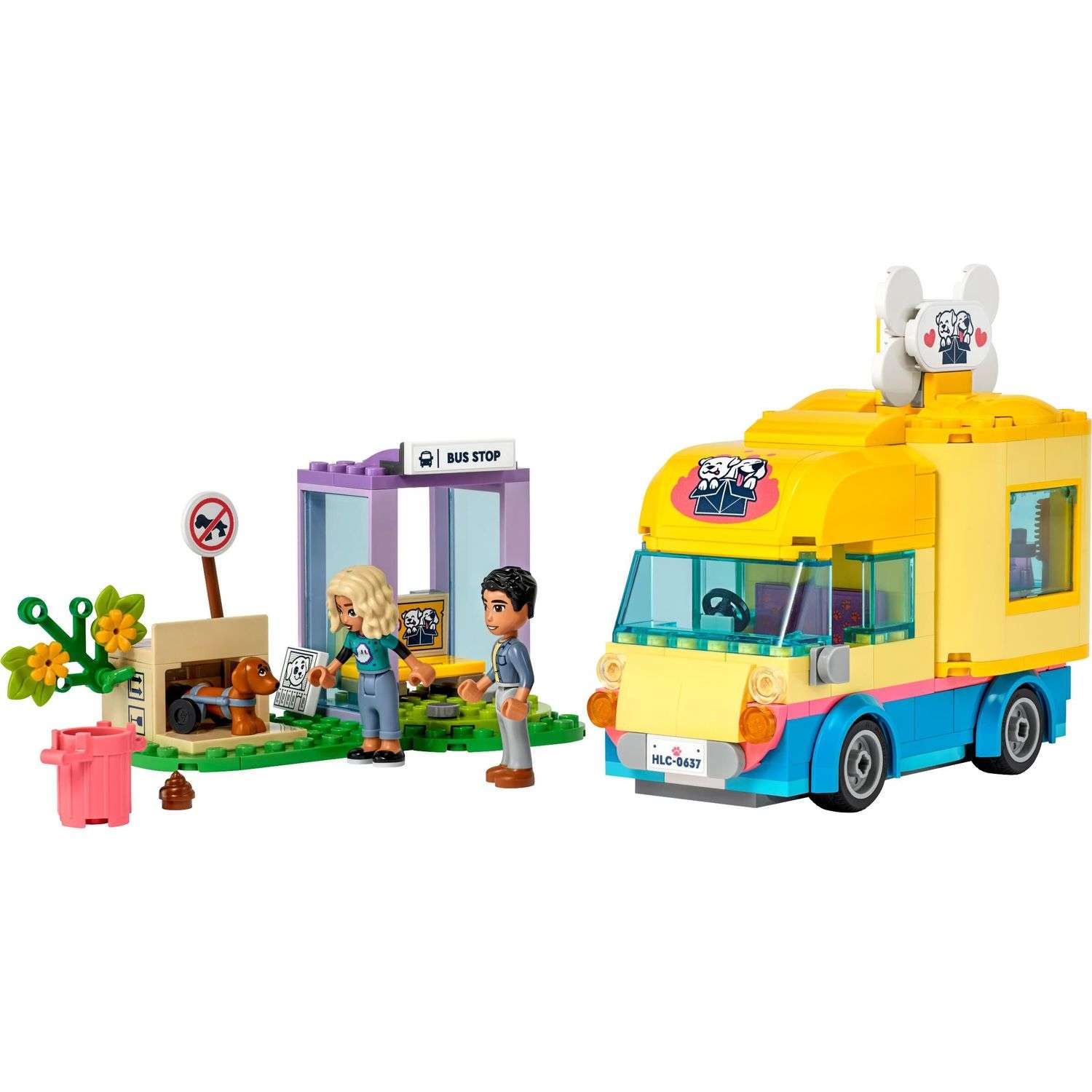 Конструктор LEGO Friends Фургон для спасения собак 300 дет. - фото 1