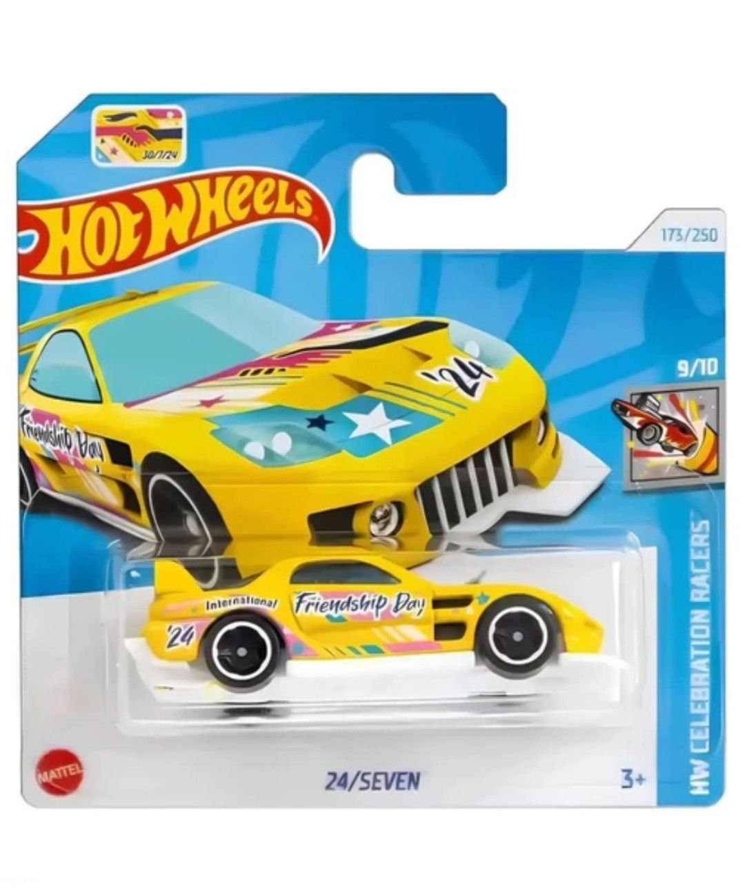 Автомобиль Hot Wheels 24/Seven HW Celebration racers 1:64 04886 - фото 1