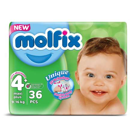 Подгузники Molfix 4 36 шт.