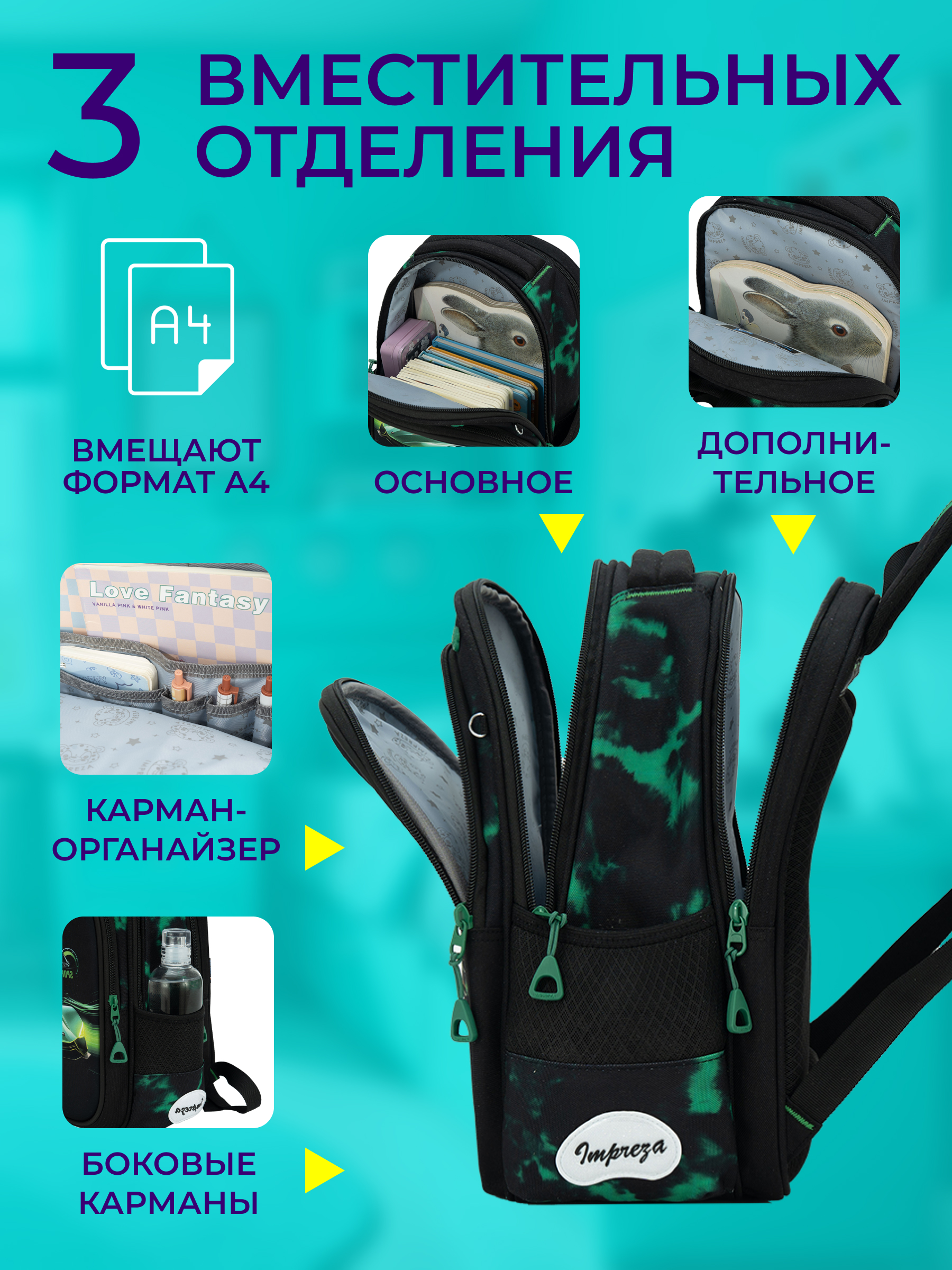 Рюкзак Impreza А204 - фото 2