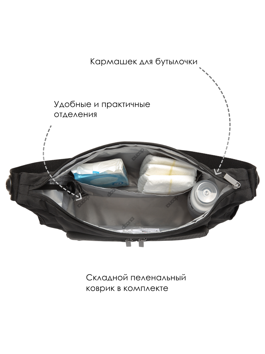Сумка Doona черный - фото 3