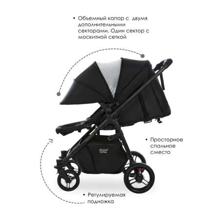 Коляска прогулочная Valco baby Snap 4 Ultra Flatt Matt черный