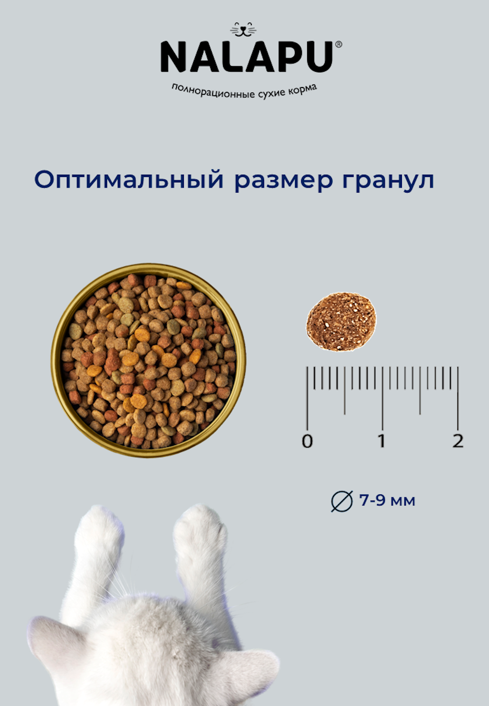 Корм для кошек NALAPU The Best appetite Sterilized с говядиной и курицей 240г - фото 6