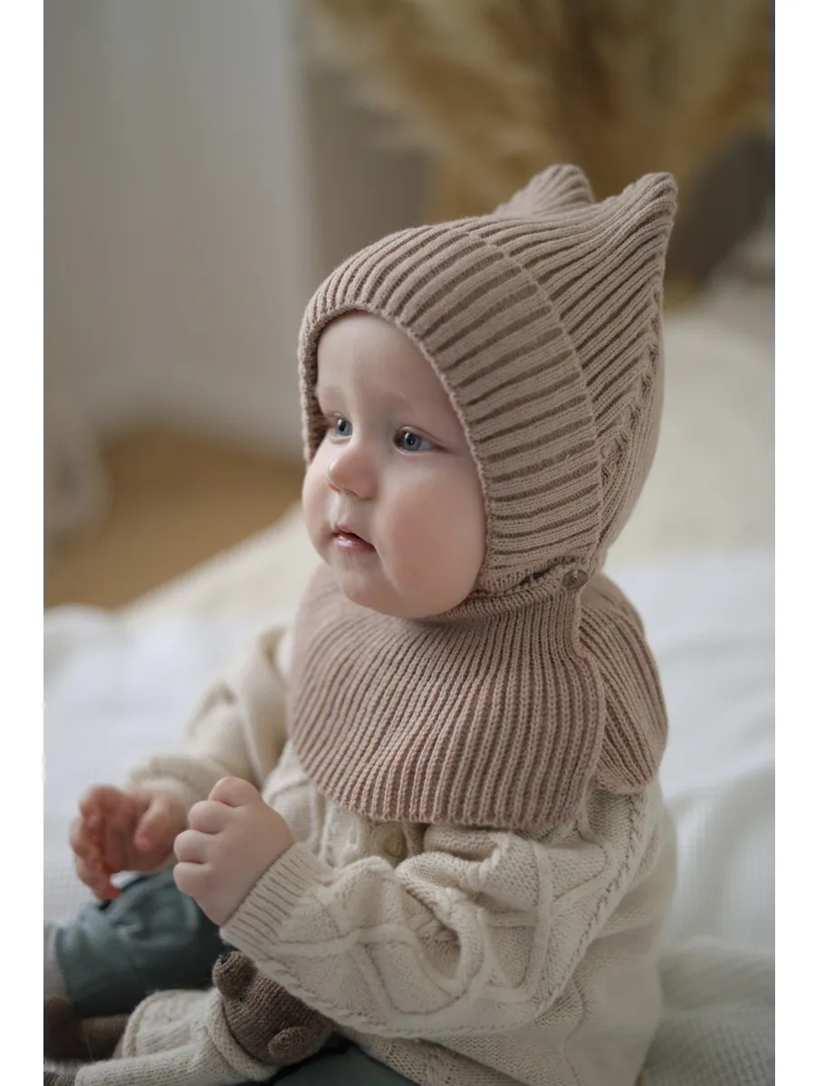Шапка шлем Starkoff Kids Д100312 - фото 13